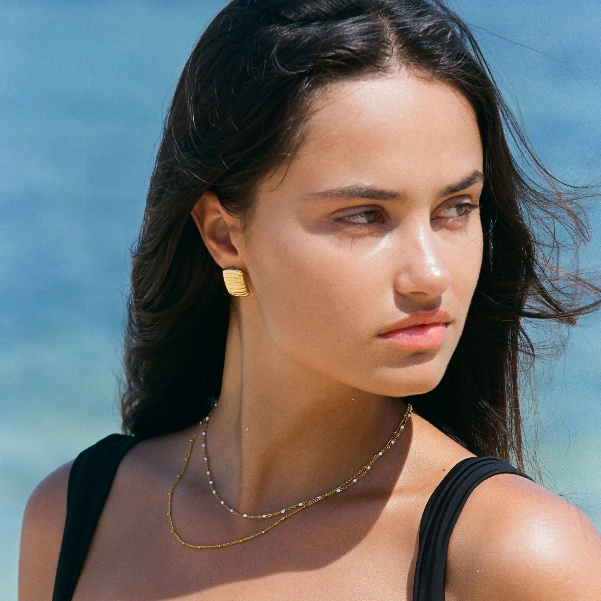 Athena Double Beaded Choker