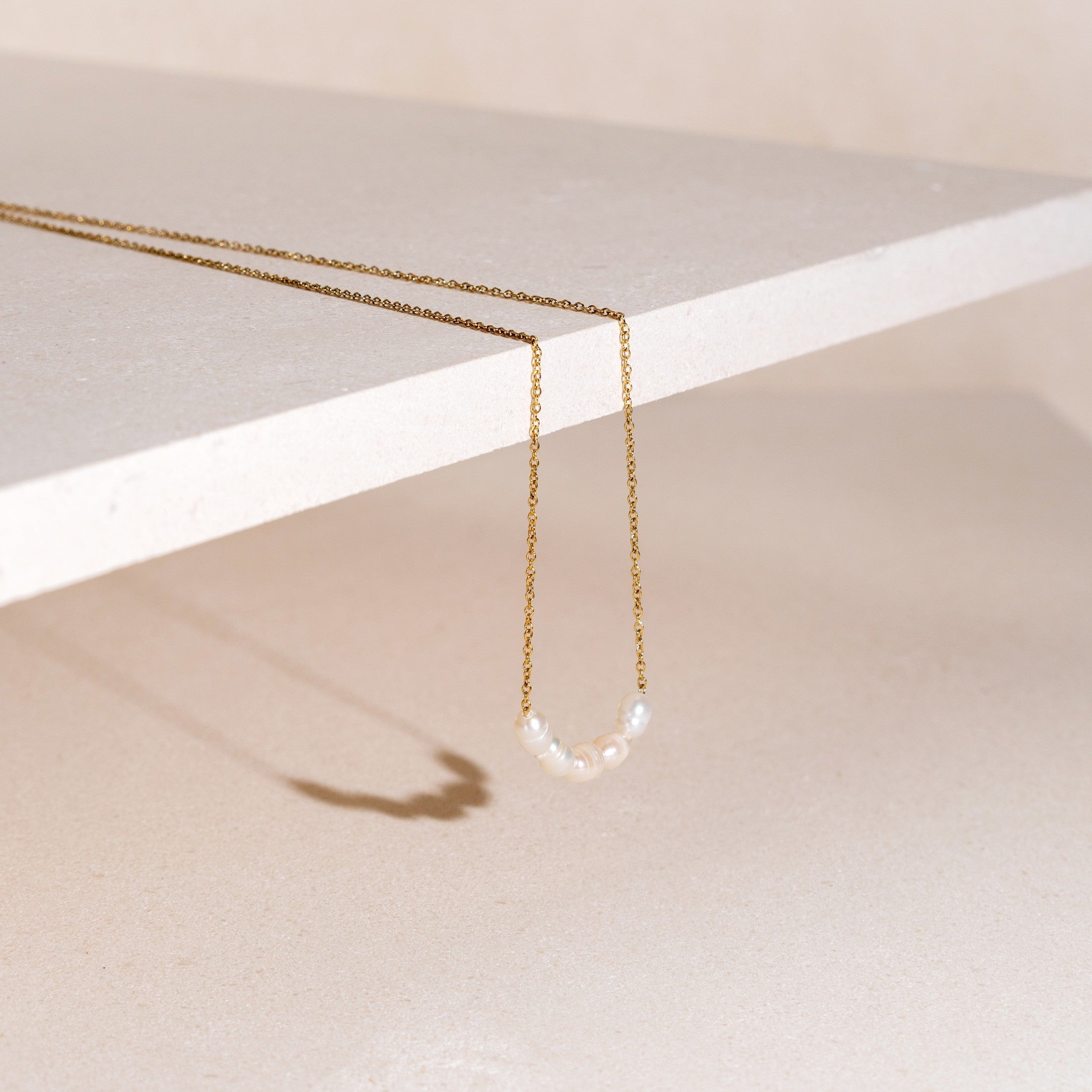 Athena Dainty Freshwater Pearl Necklace