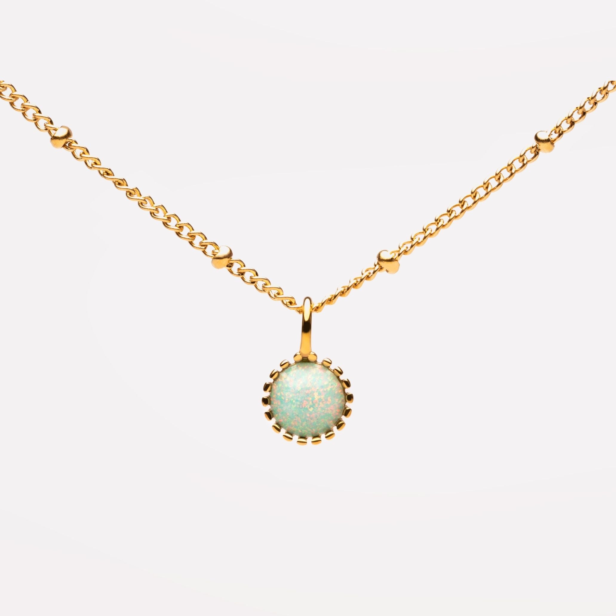 Athena Petite Opal Necklace