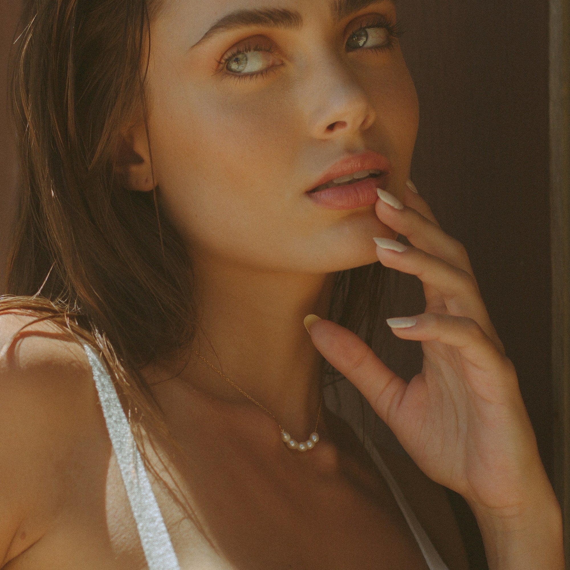 Athena Dainty Freshwater Pearl Necklace