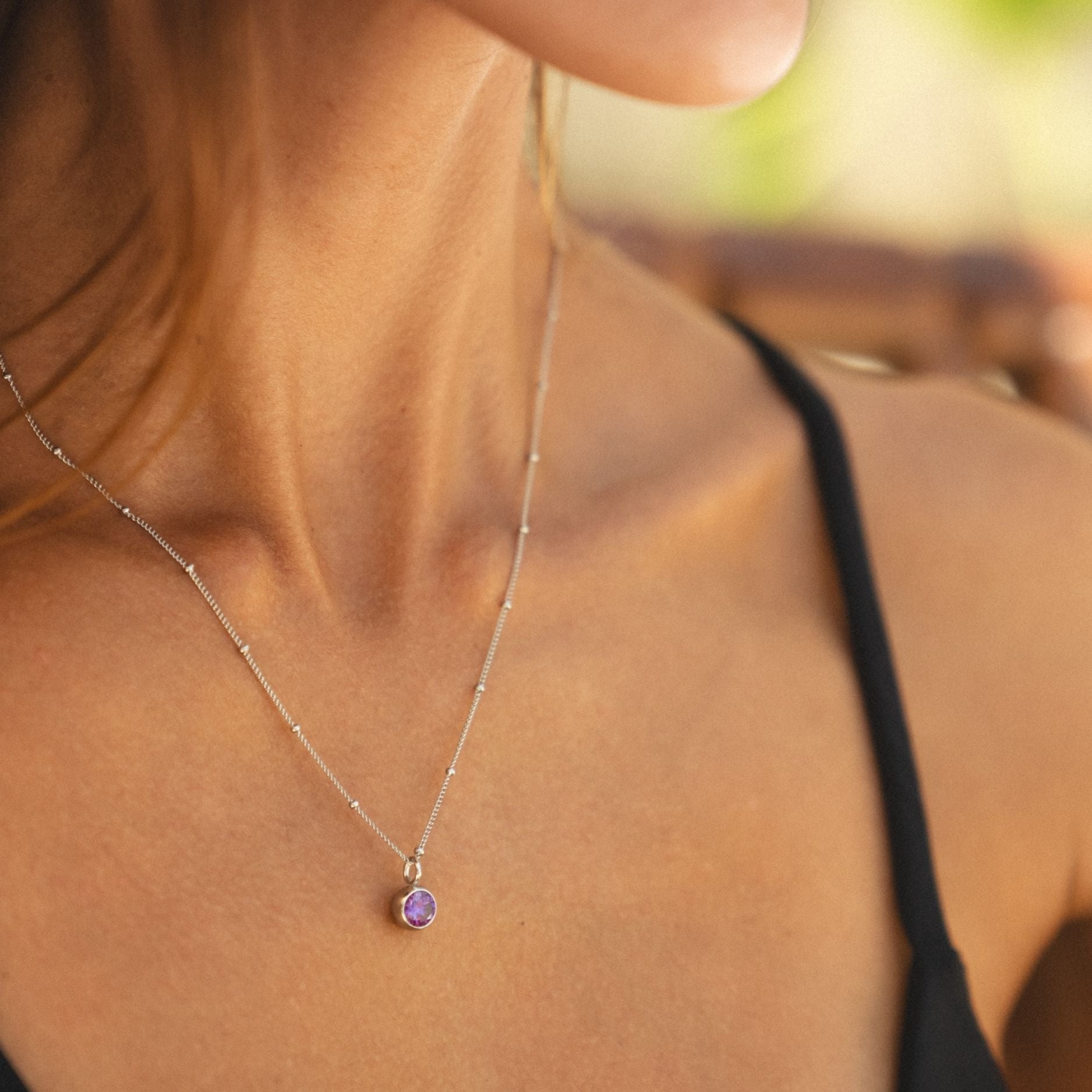 Athena Birthstone Necklace
