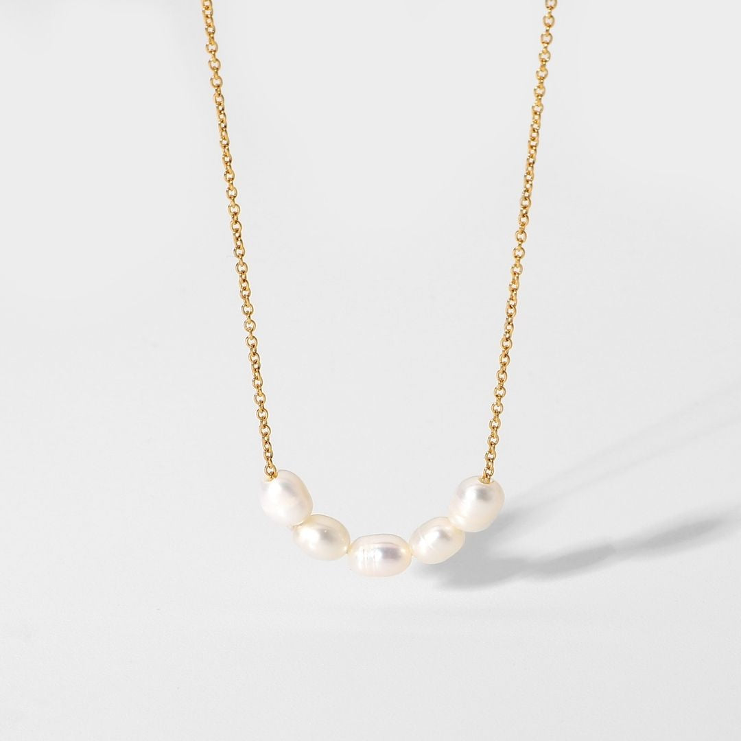 Athena Dainty Freshwater Pearl Necklace