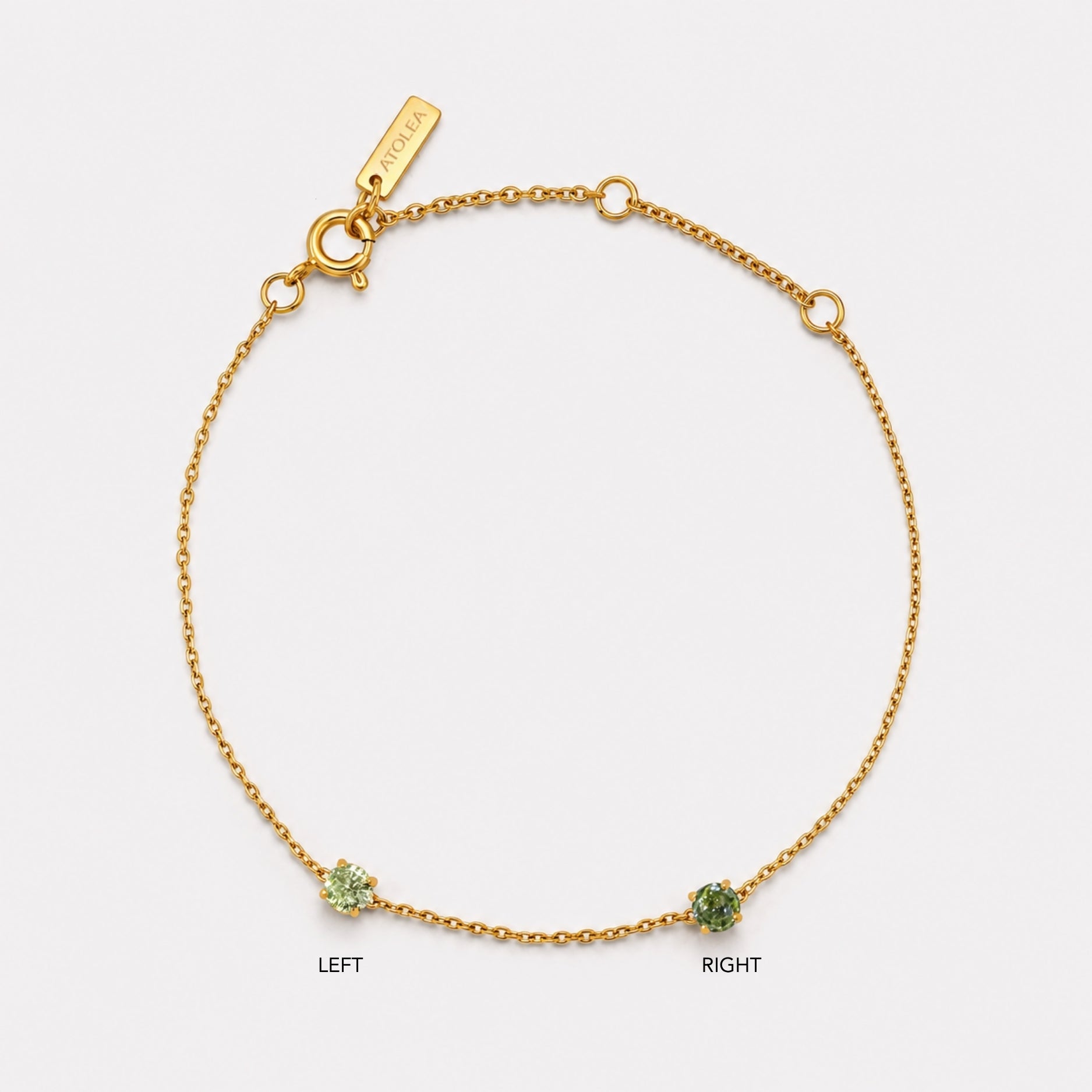 Athena Custom Birthstone Bracelet