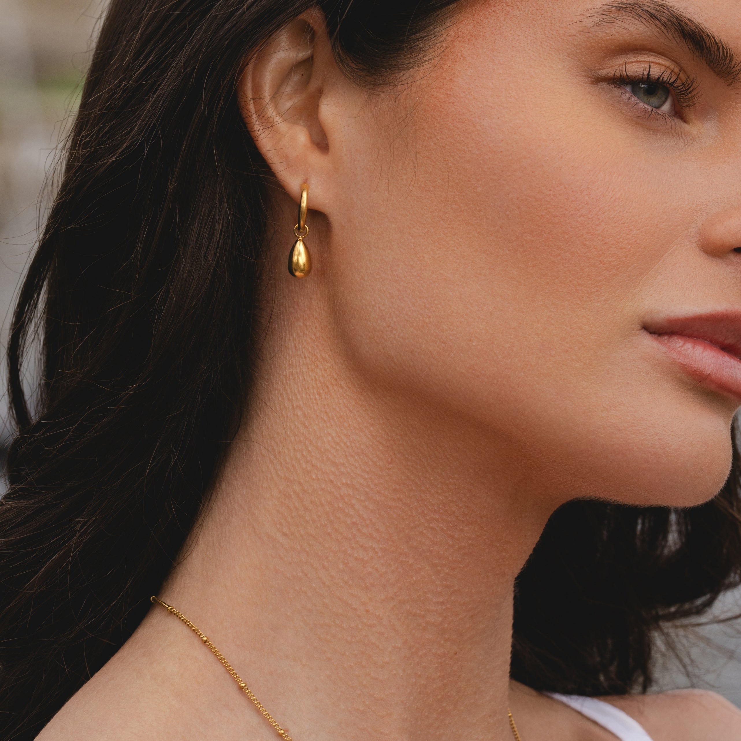 Athena Drop Hoops