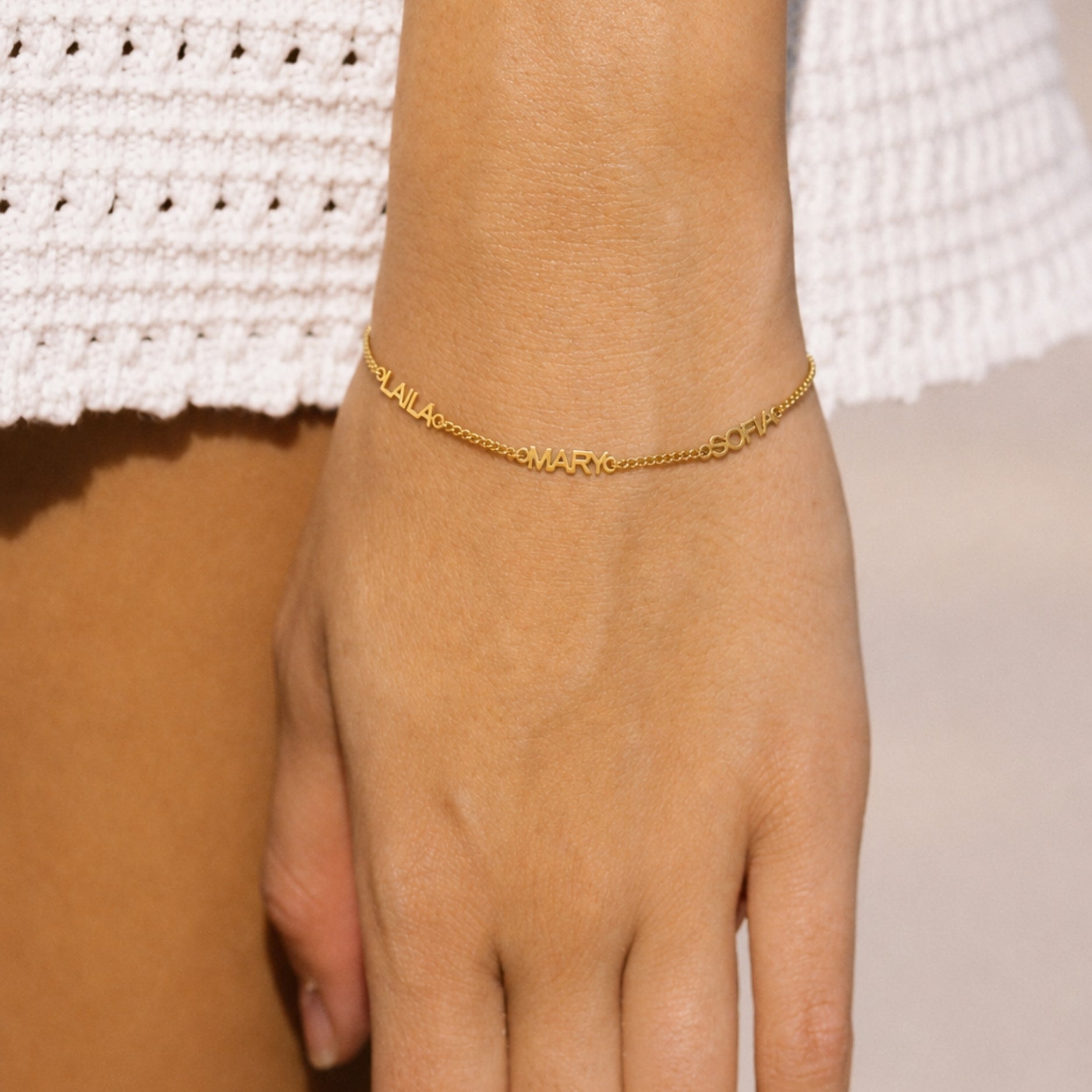 Athena Bold Name Bracelet