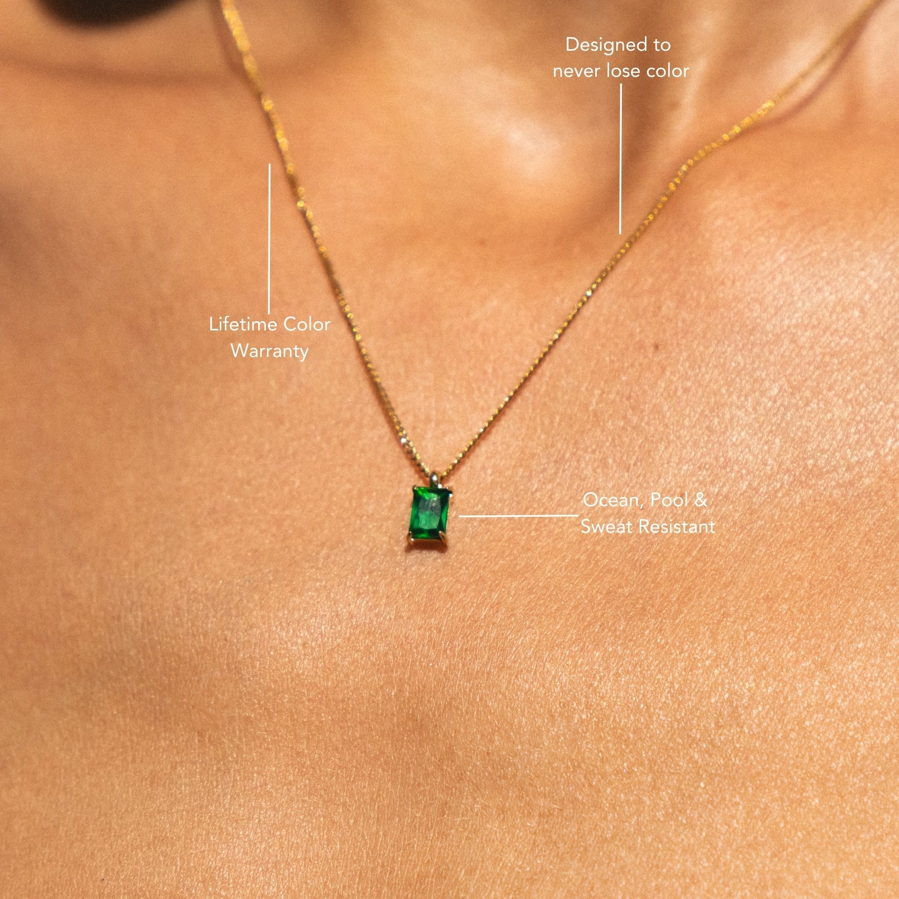 Athena Emerald Necklace