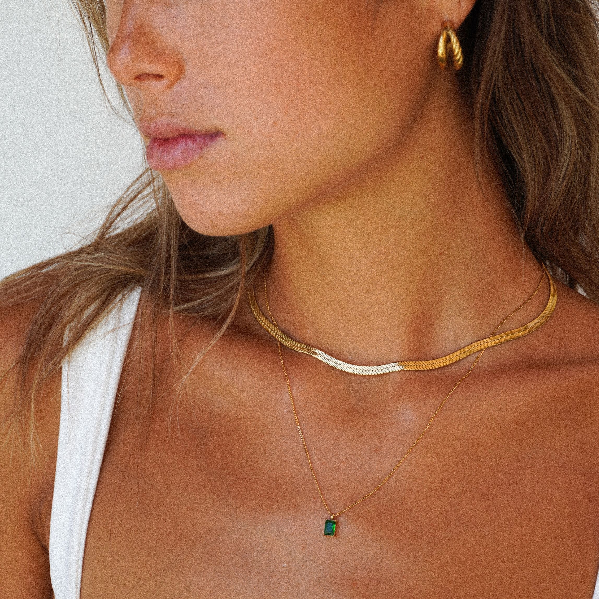 Athena Emerald Necklace
