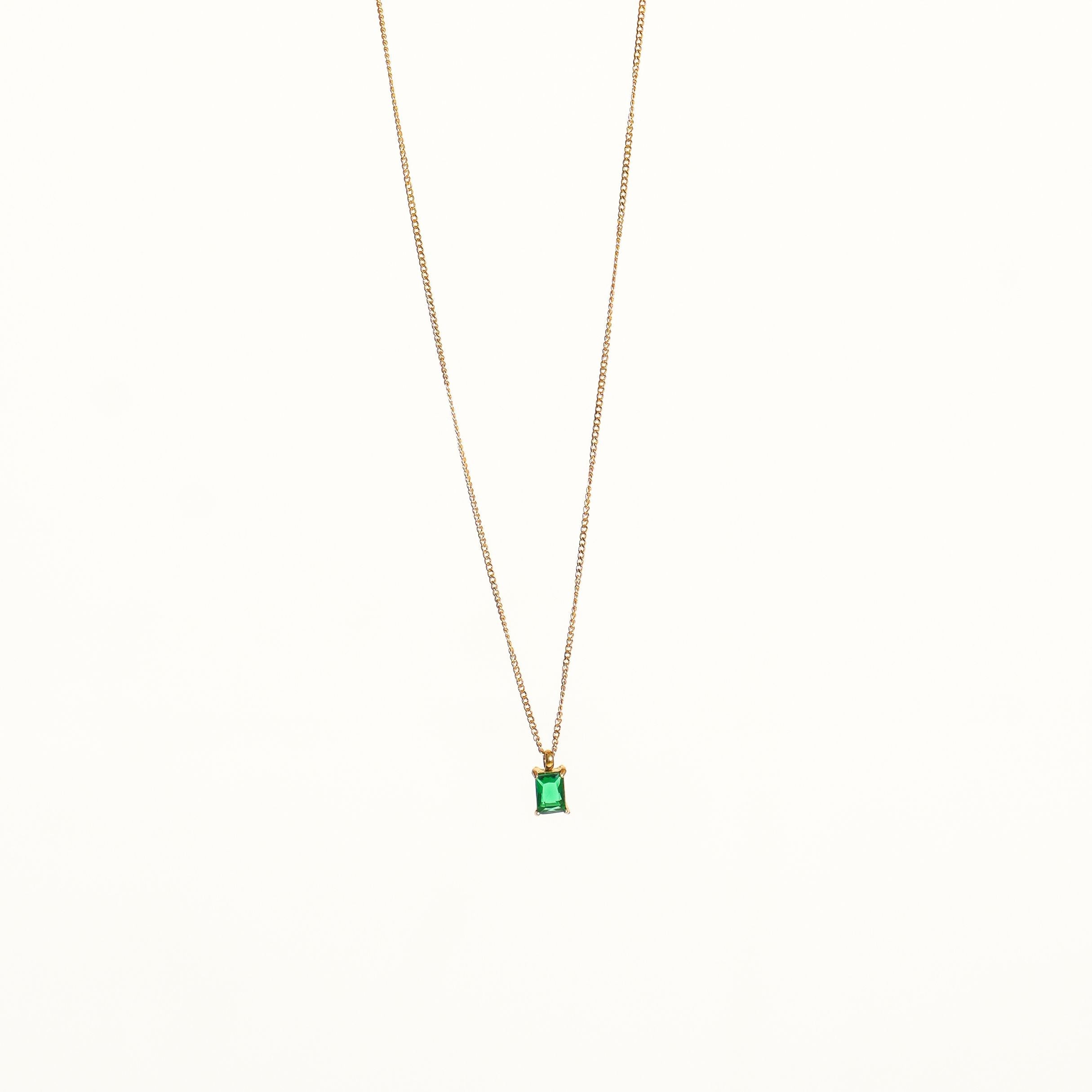 Athena Emerald Necklace