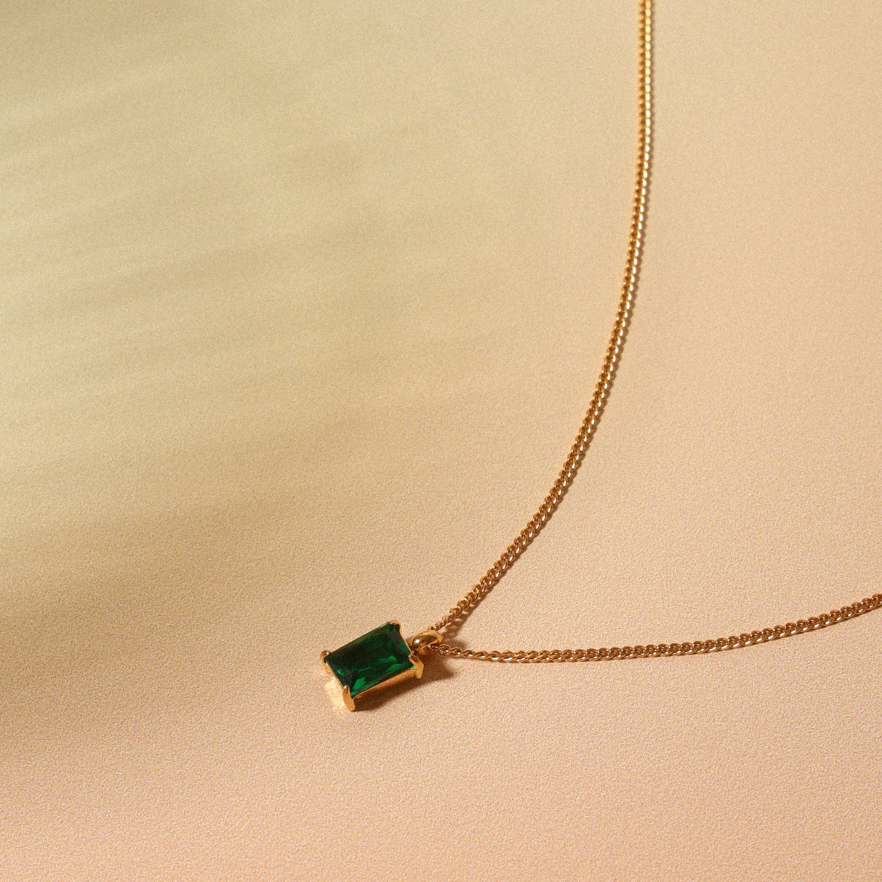 Athena Emerald Necklace