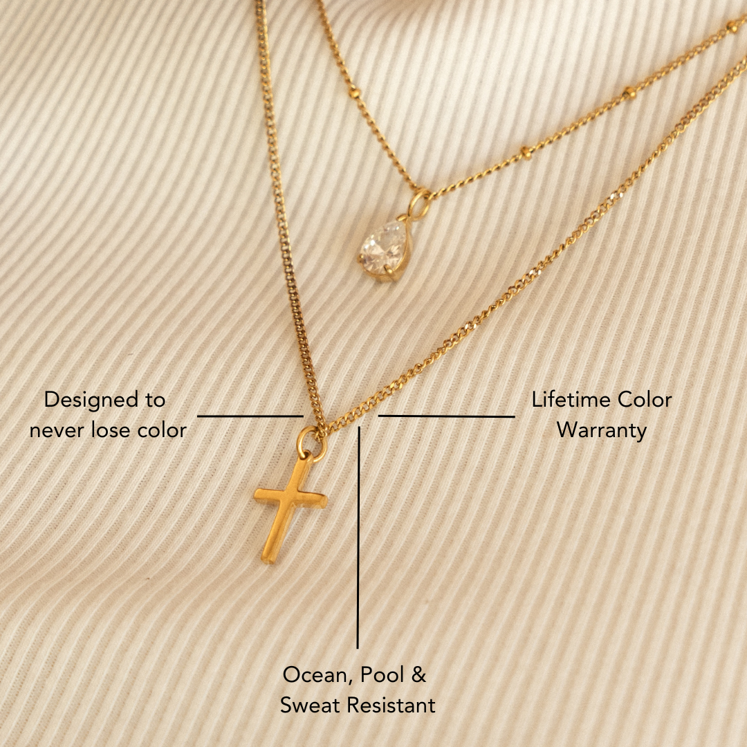 Athena Cross Necklace