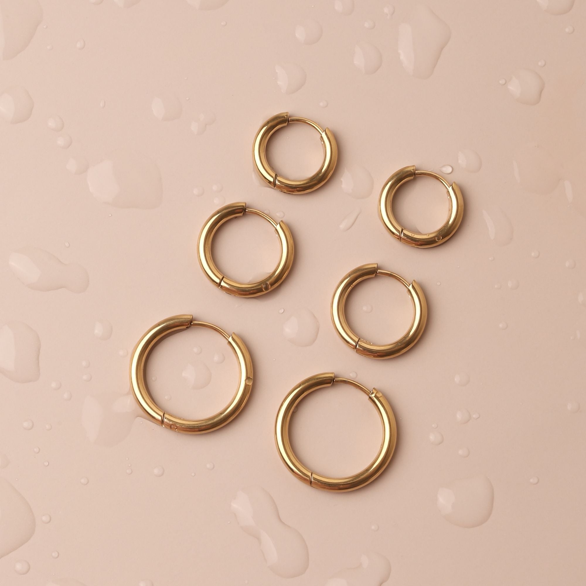 Athena Triple Hoop Earrings Bundle