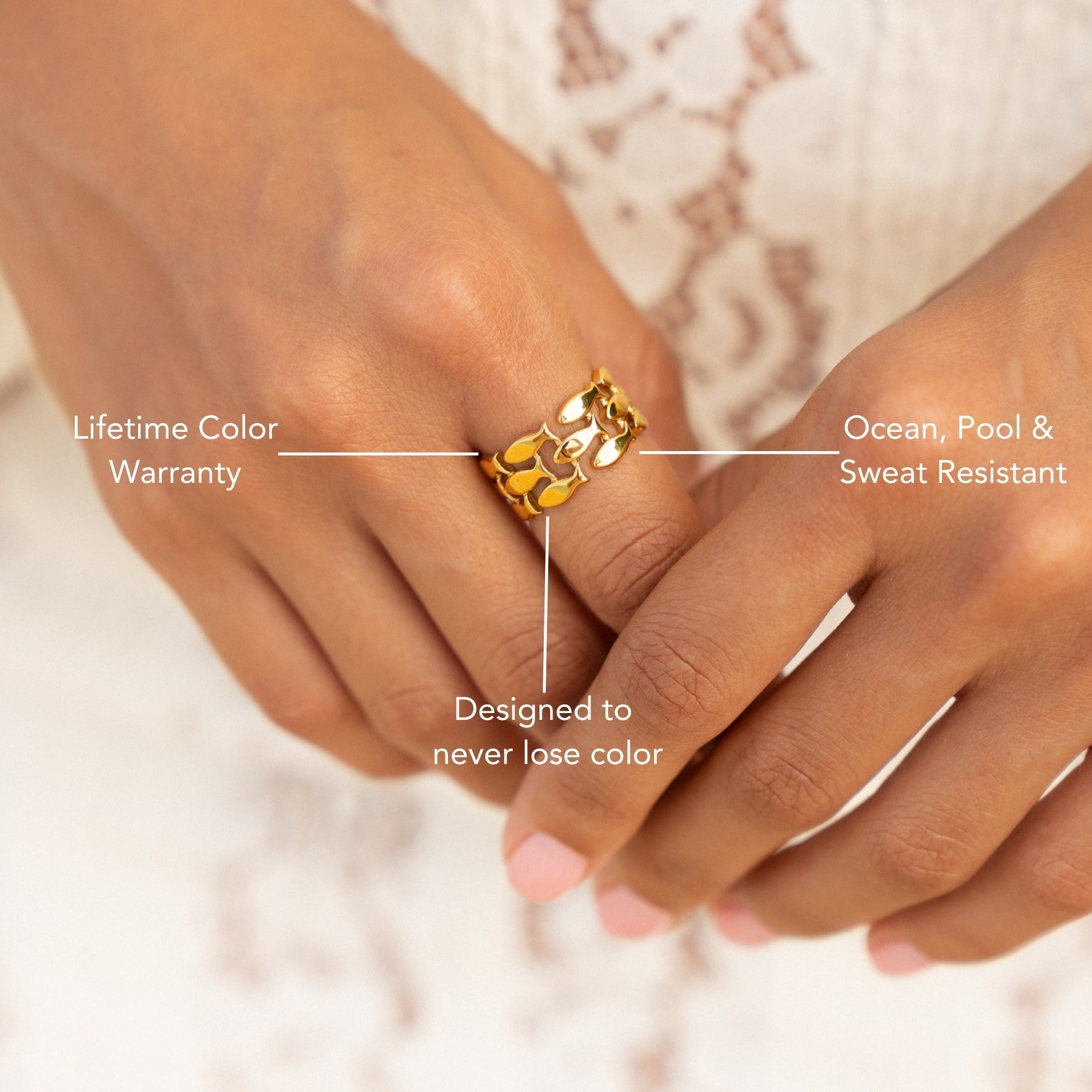 Athena Fish Ring