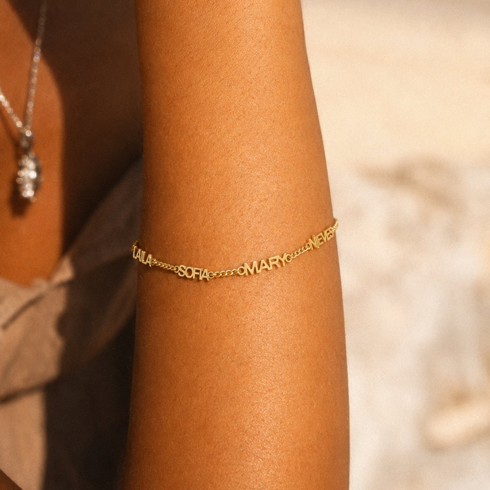 Athena Bold Name Bracelet