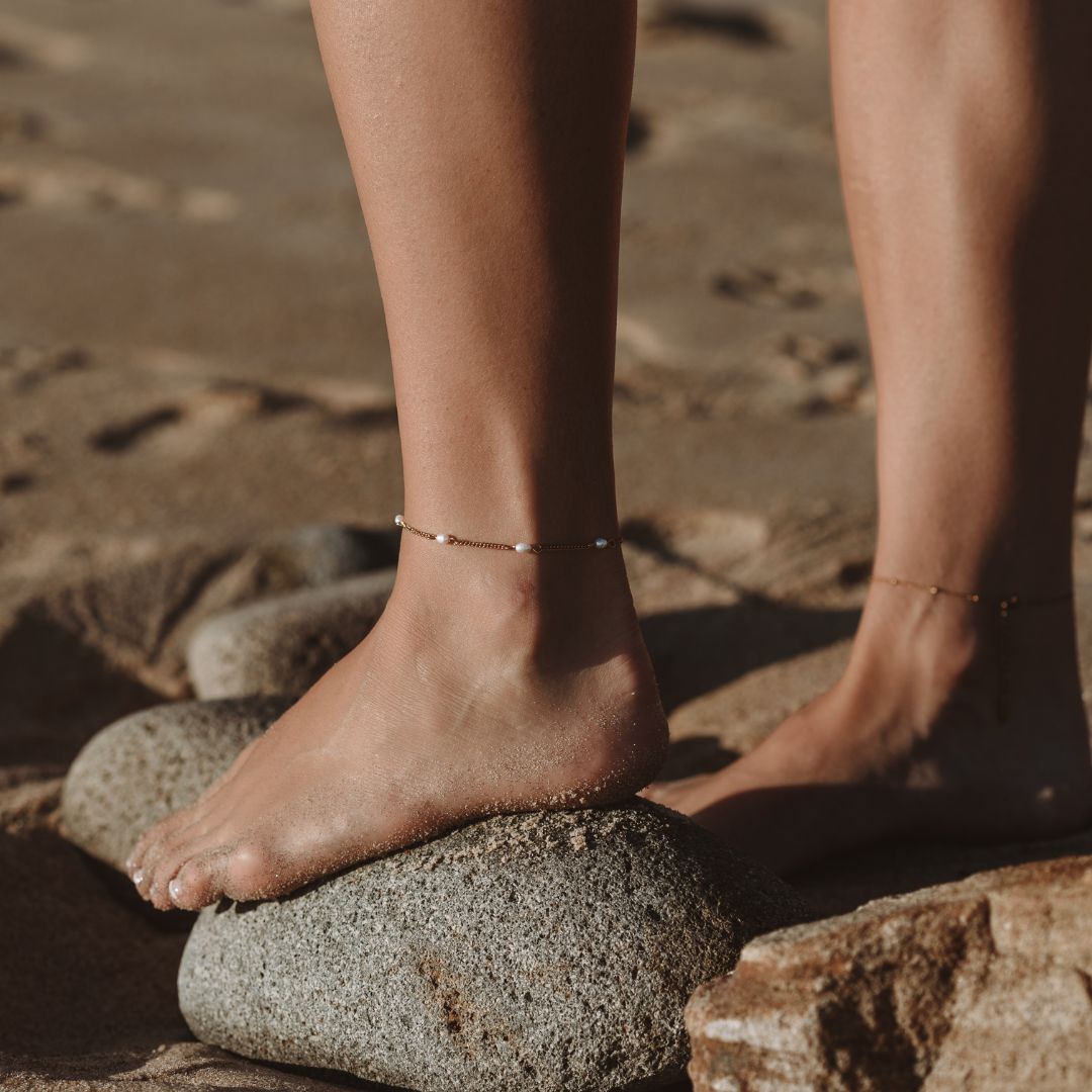 Athena Freshwater Pearls Anklet