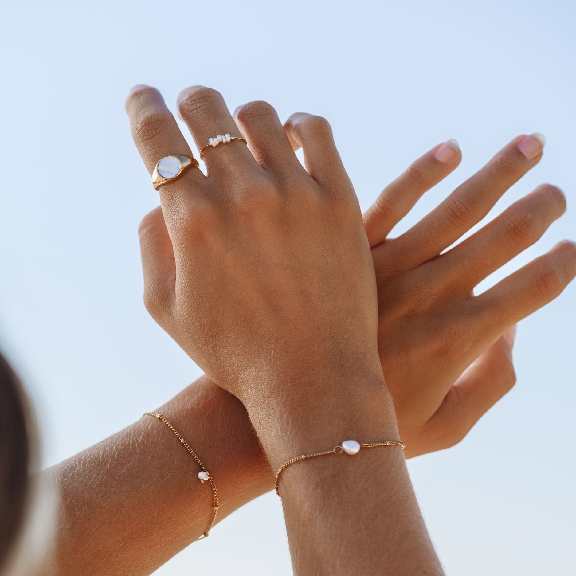 Athena Mini Pearls Ring