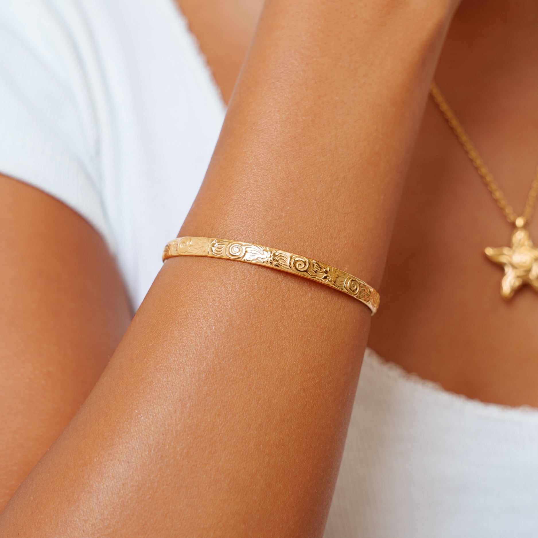Athena Flora Cuff