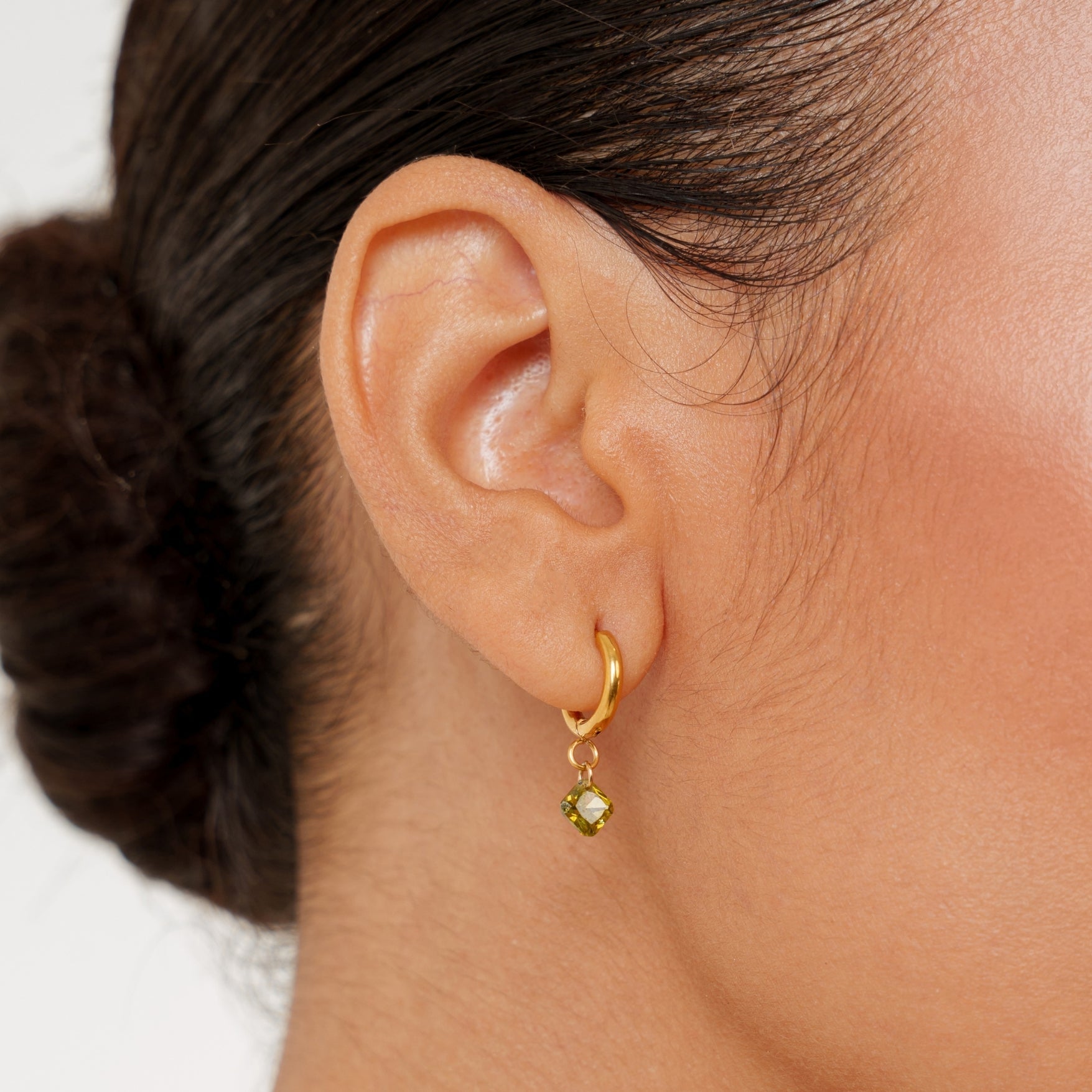 Athena Lime Hoops
