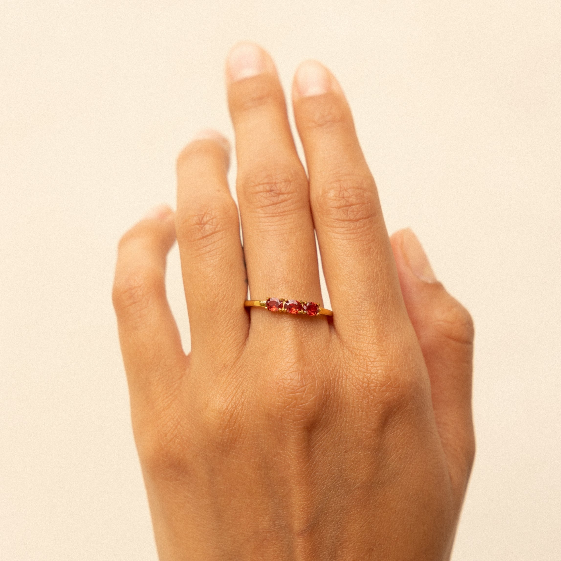 Athena Raspberry Ring