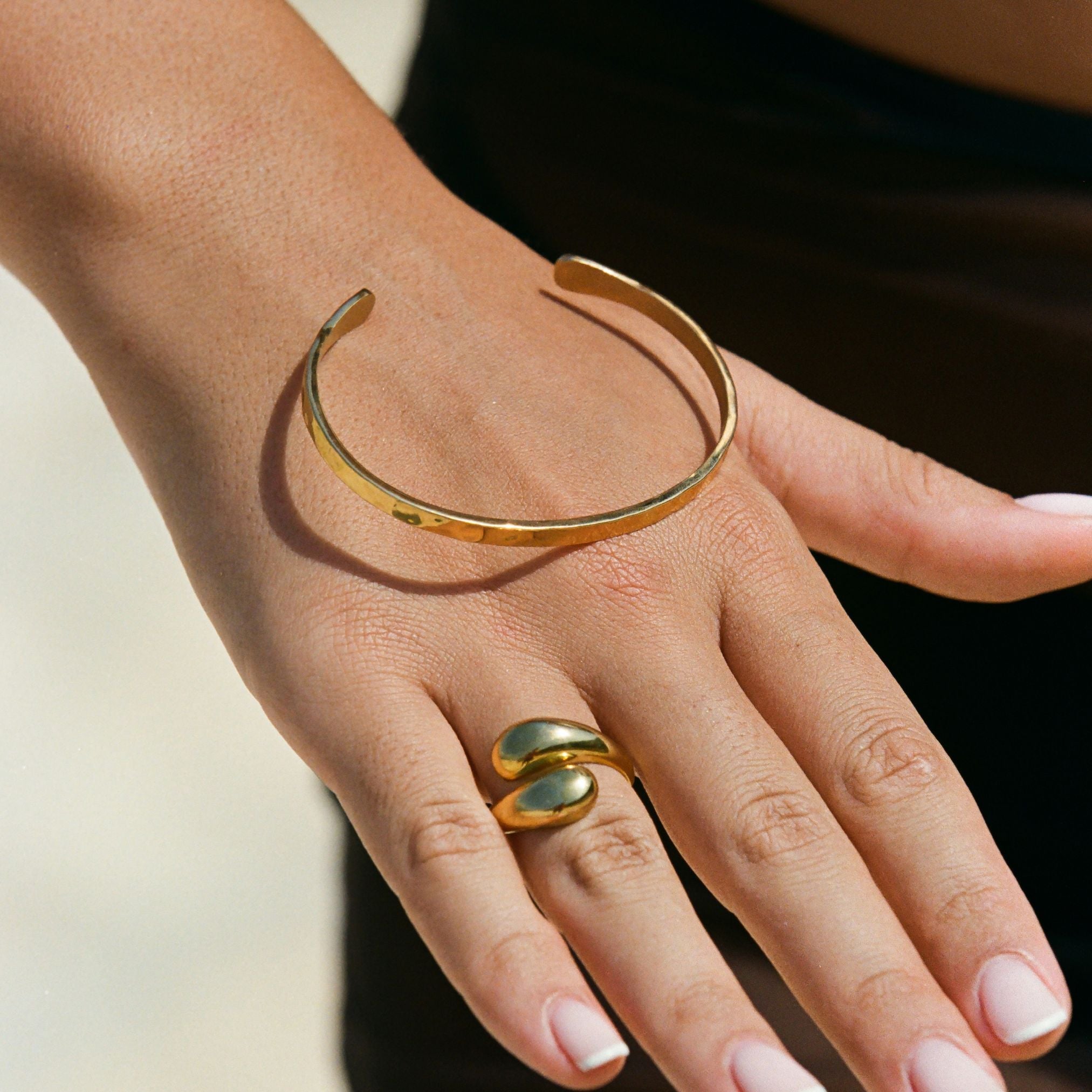 Athena Hammered Cuff