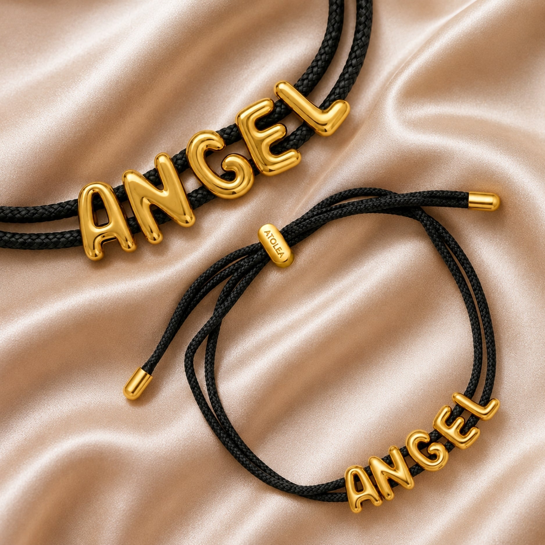 Athena Bubble Name Bracelet
