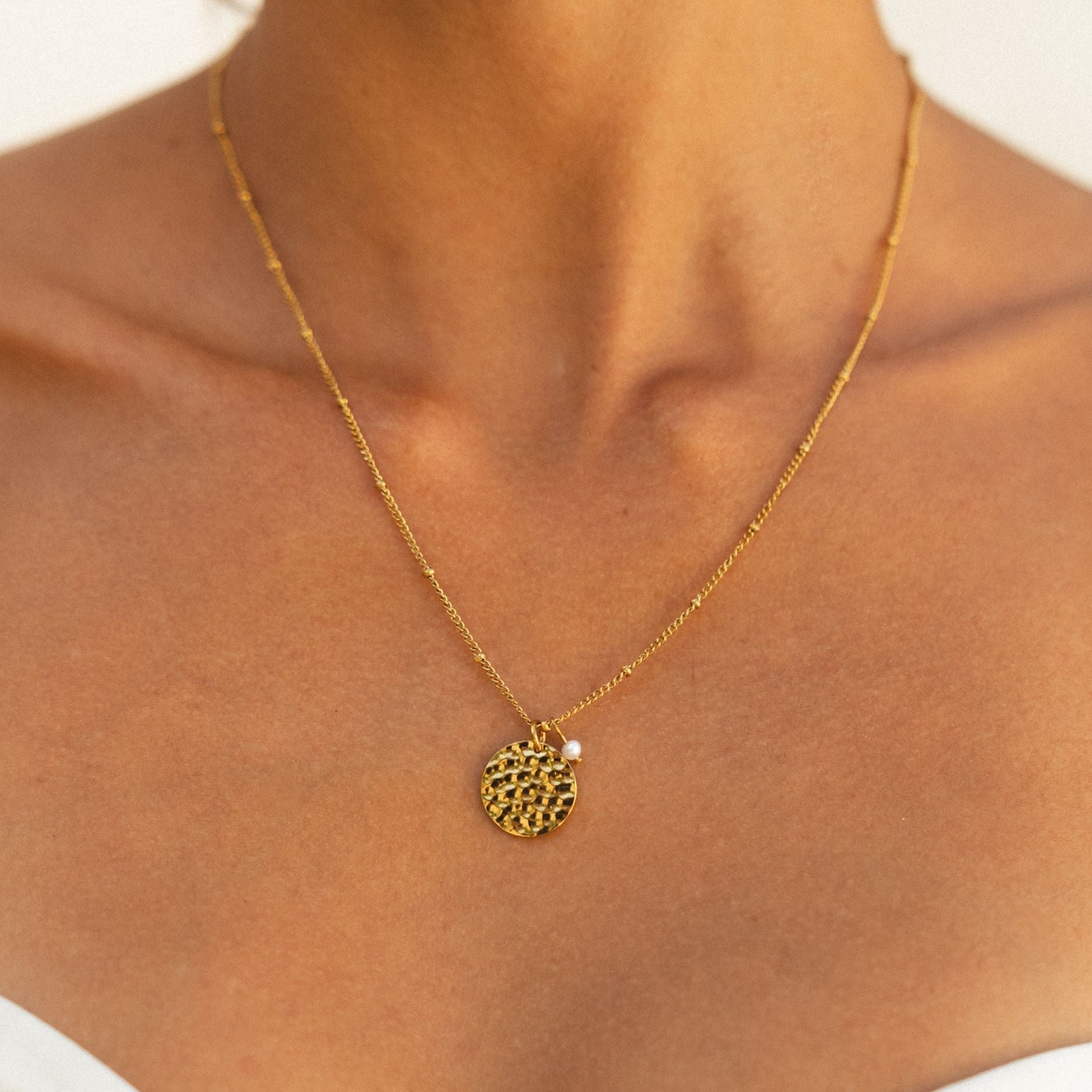 Athena Island Medallion Necklace