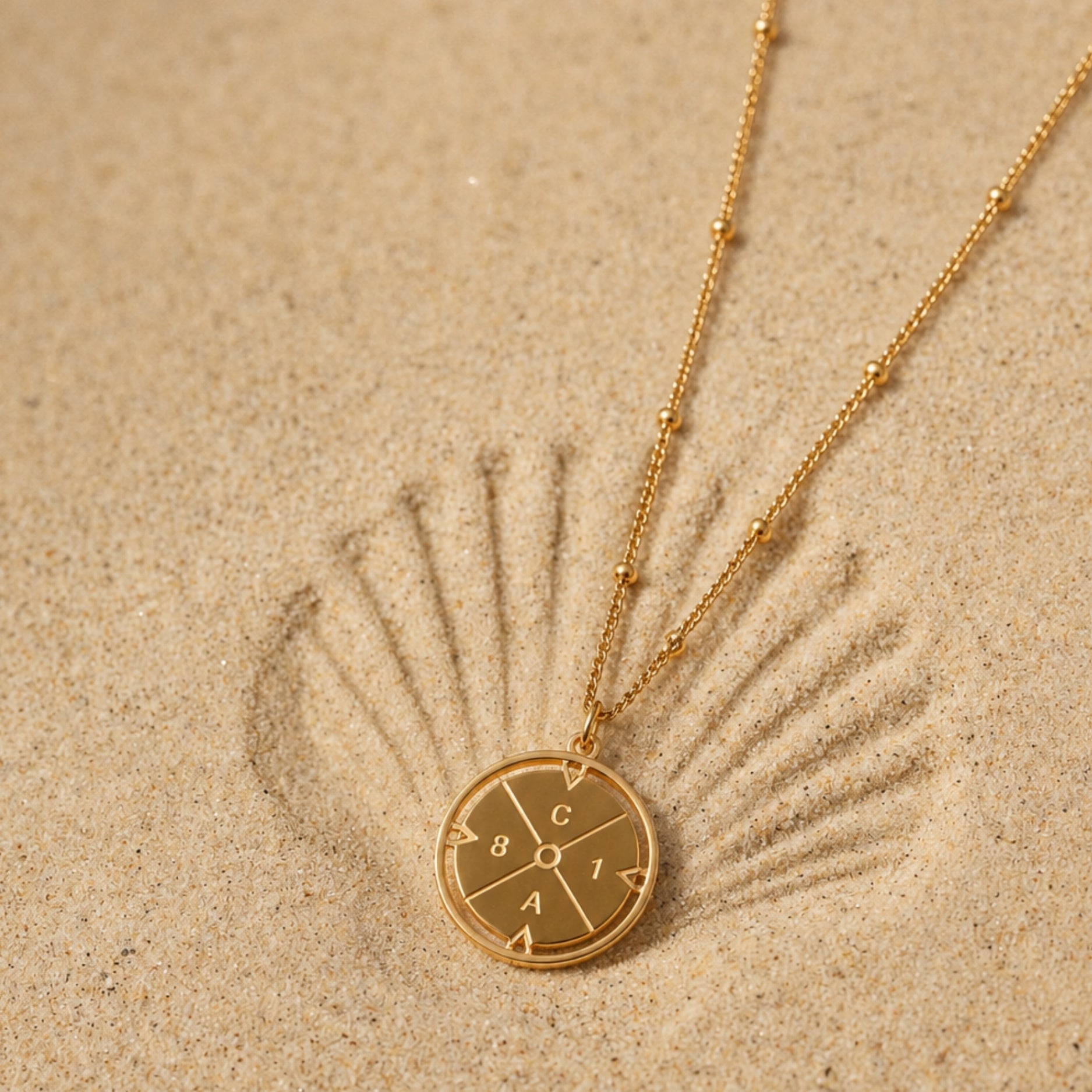 Athena Compass Necklace