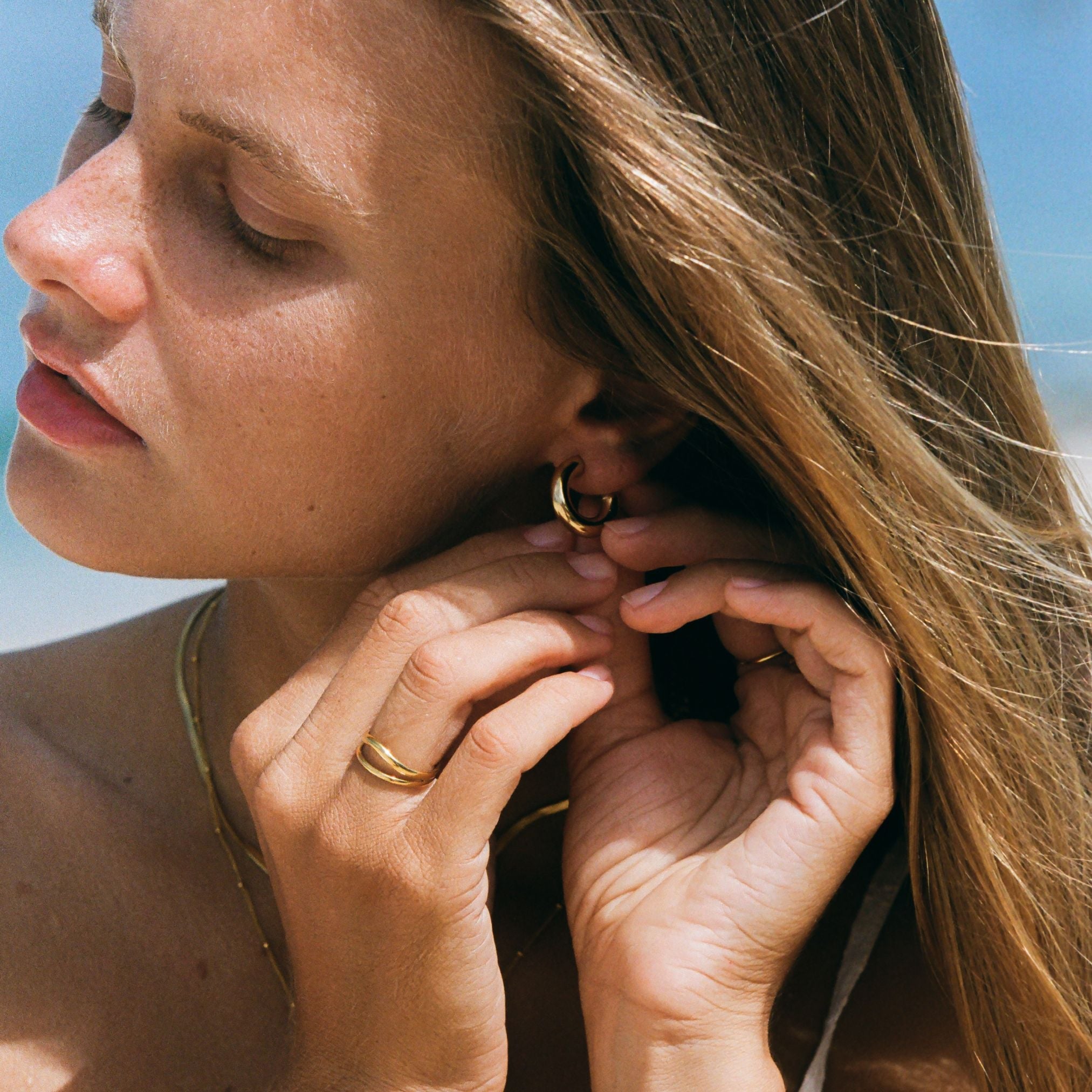 Athena "Breeze" Double Ring