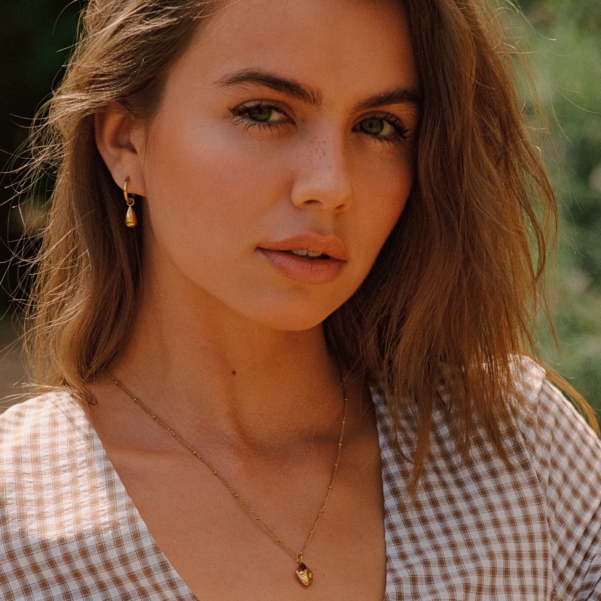 Athena Drop Hoops