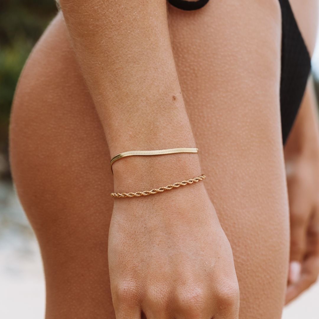 Athena "Kauai" Herringbone Bracelet
