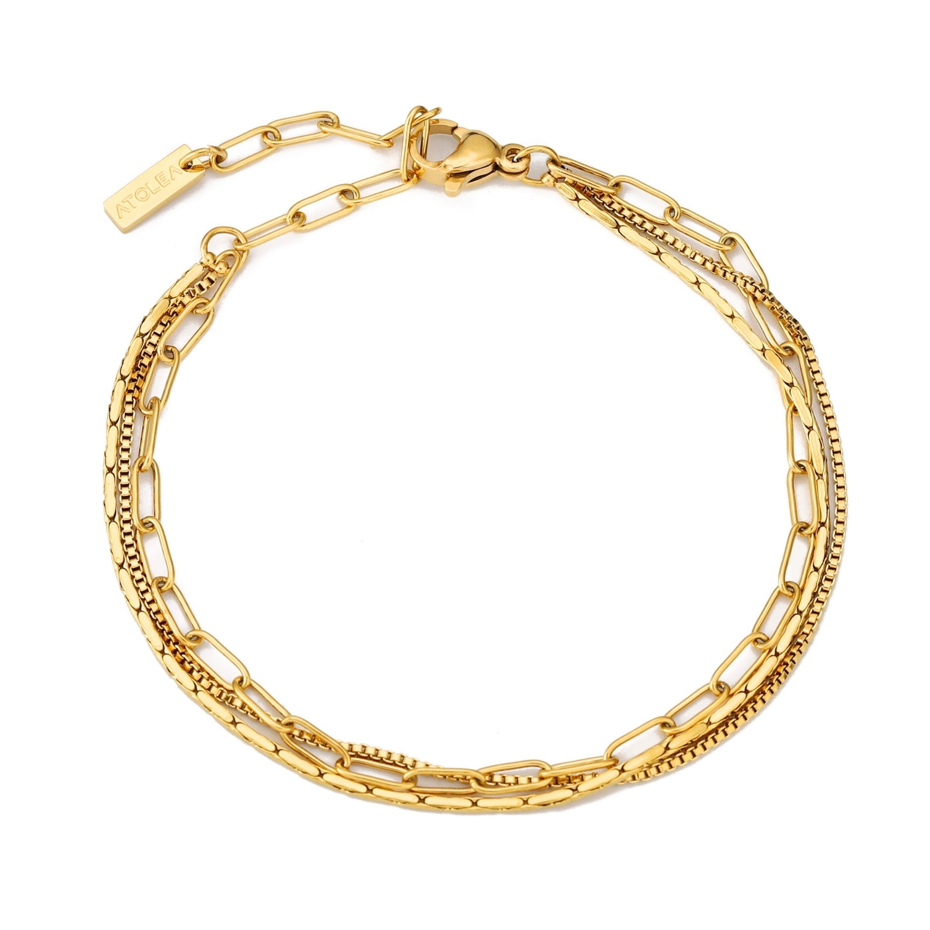 Athena Golden Layered Bracelet