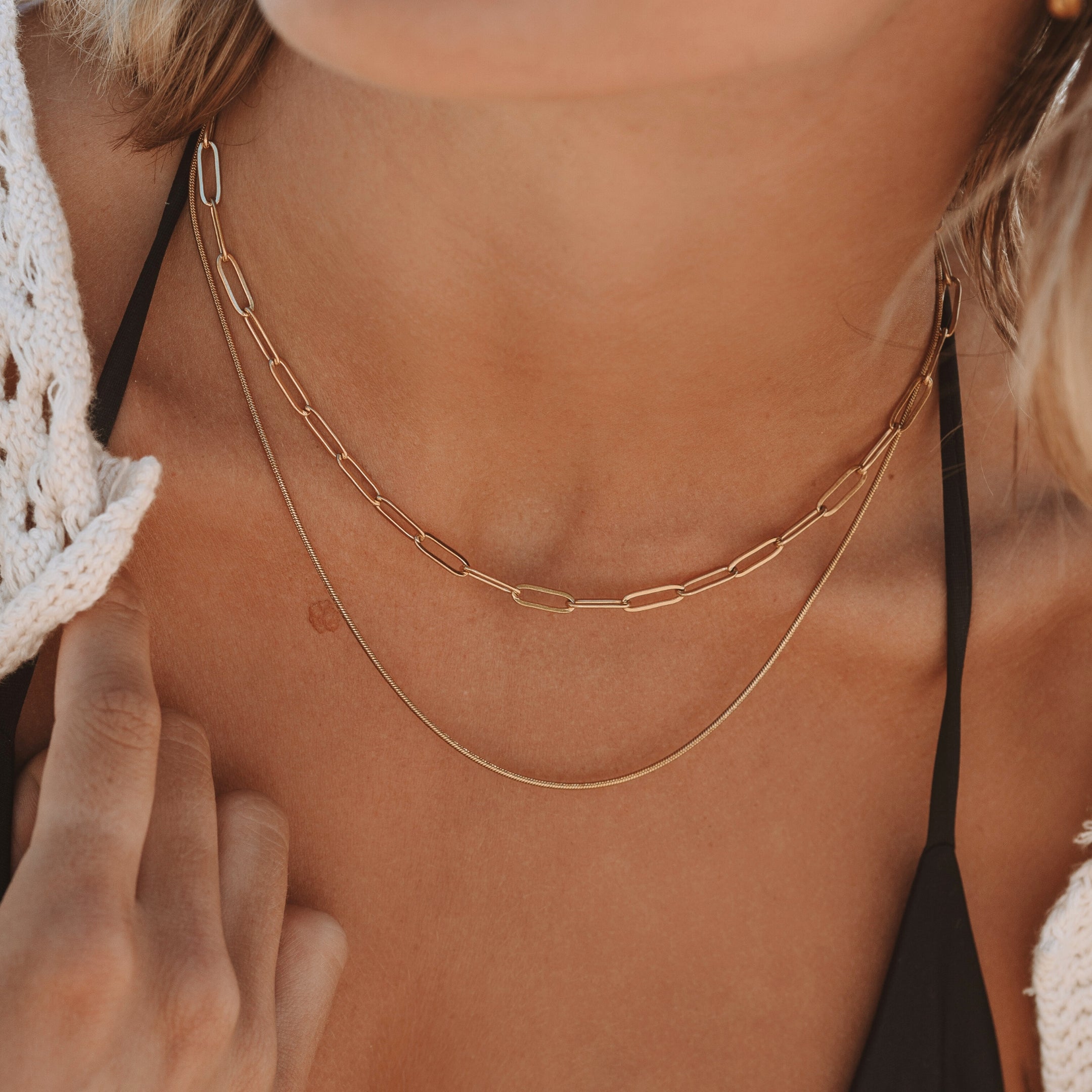 Athena "Melrose" Layered Necklace