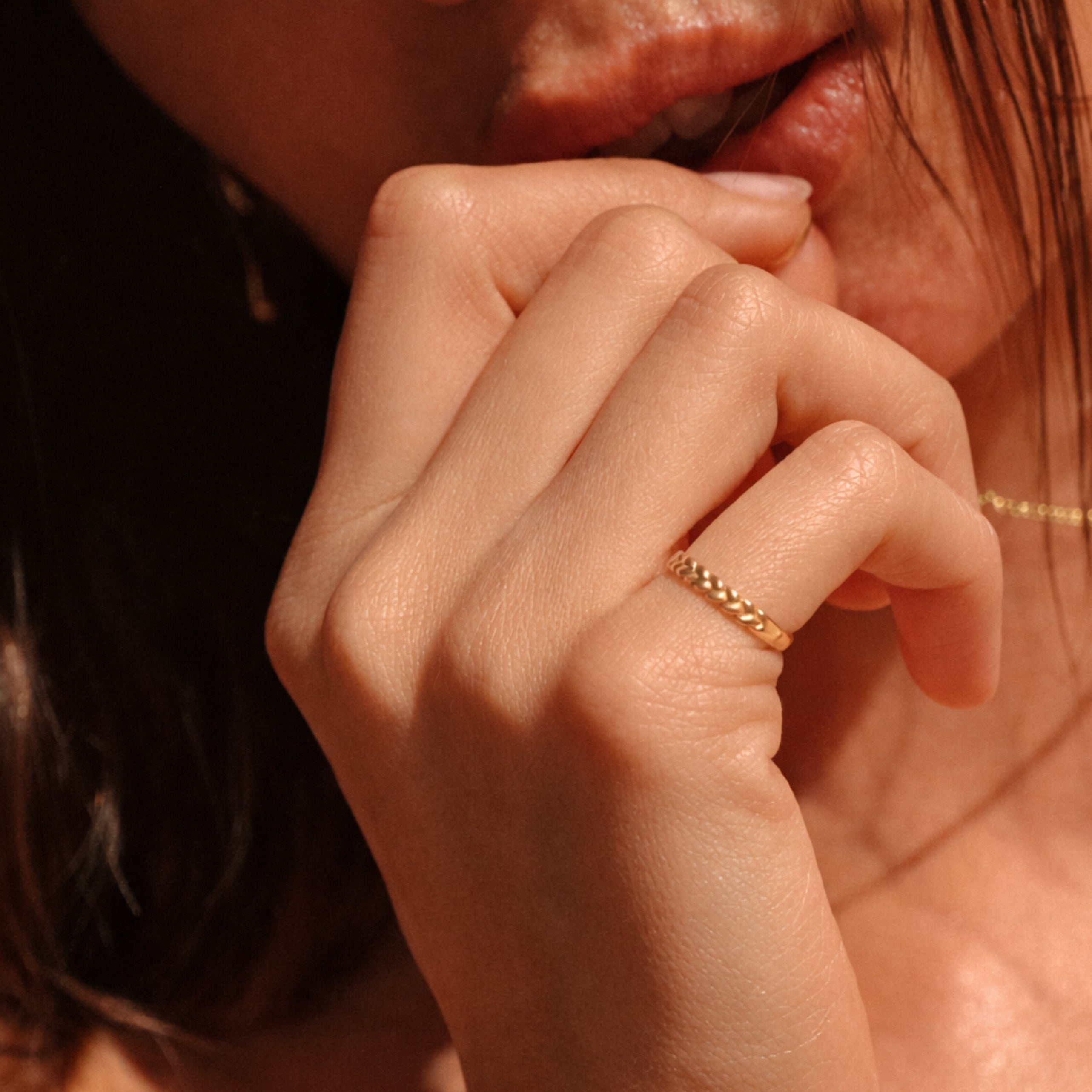Athena Laurel Crown Ring