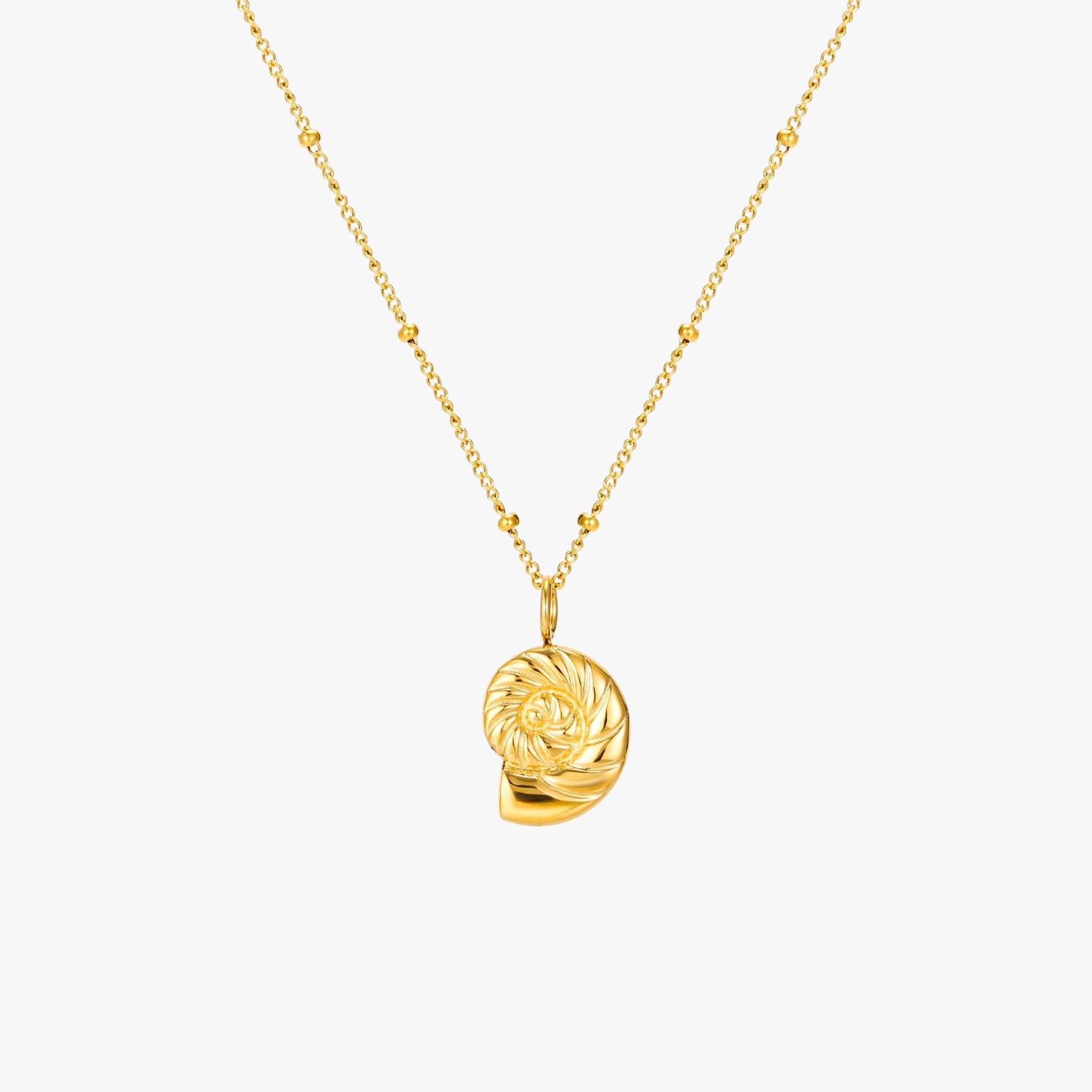 Athena Nautilus Necklace