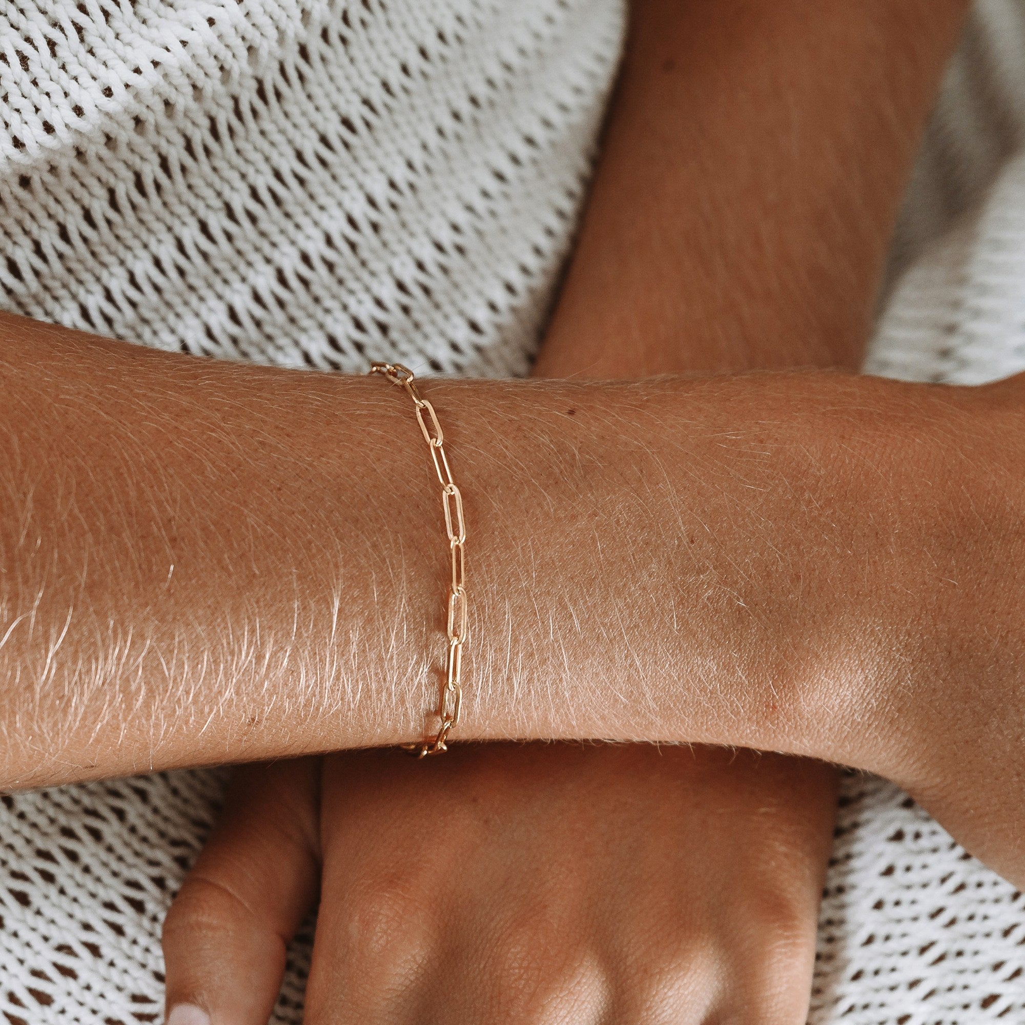 Athena "Cozumel" Paperclip Bracelet
