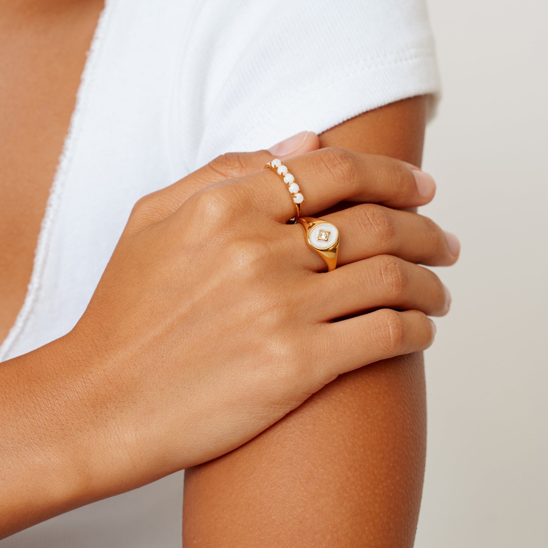 Athena Polar Signet Ring