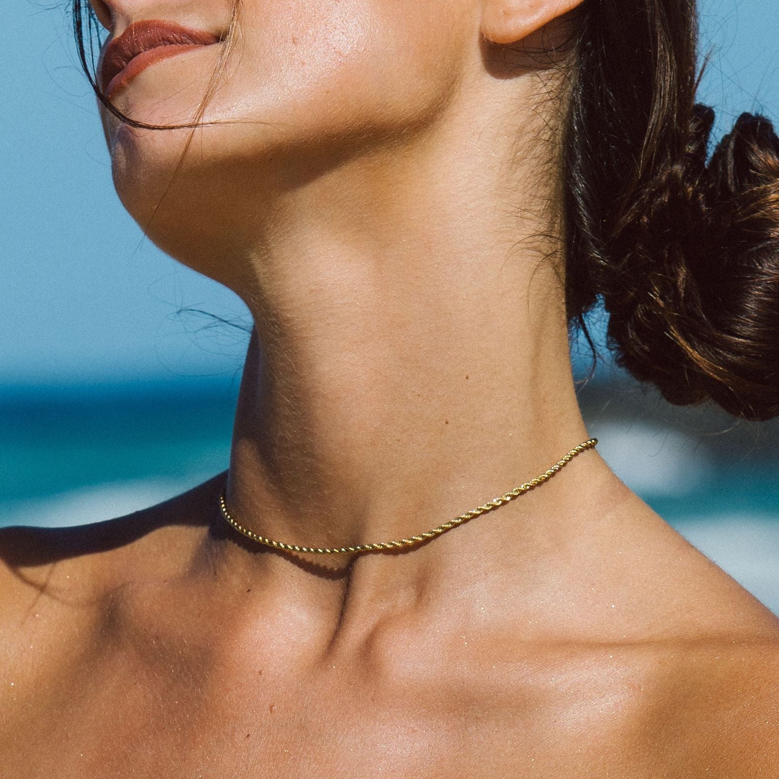 Athena "Calvi" Rope Chain Necklace
