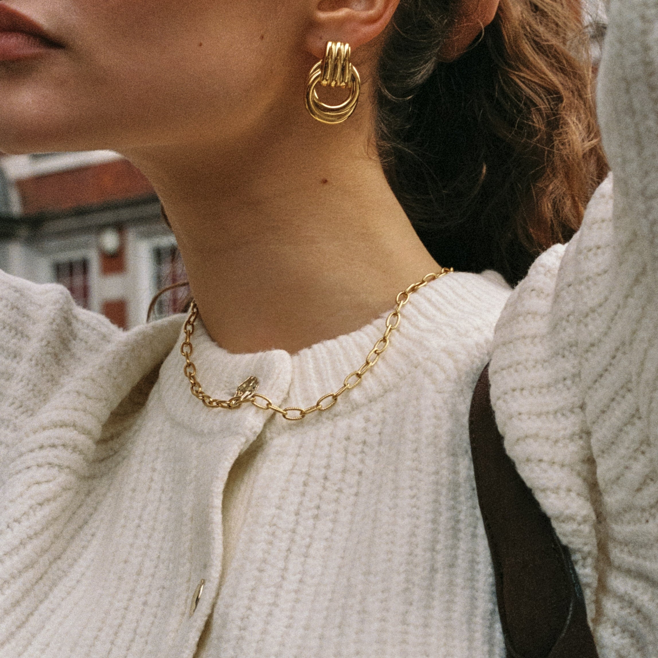 Athena Paperclip Toggle Choker