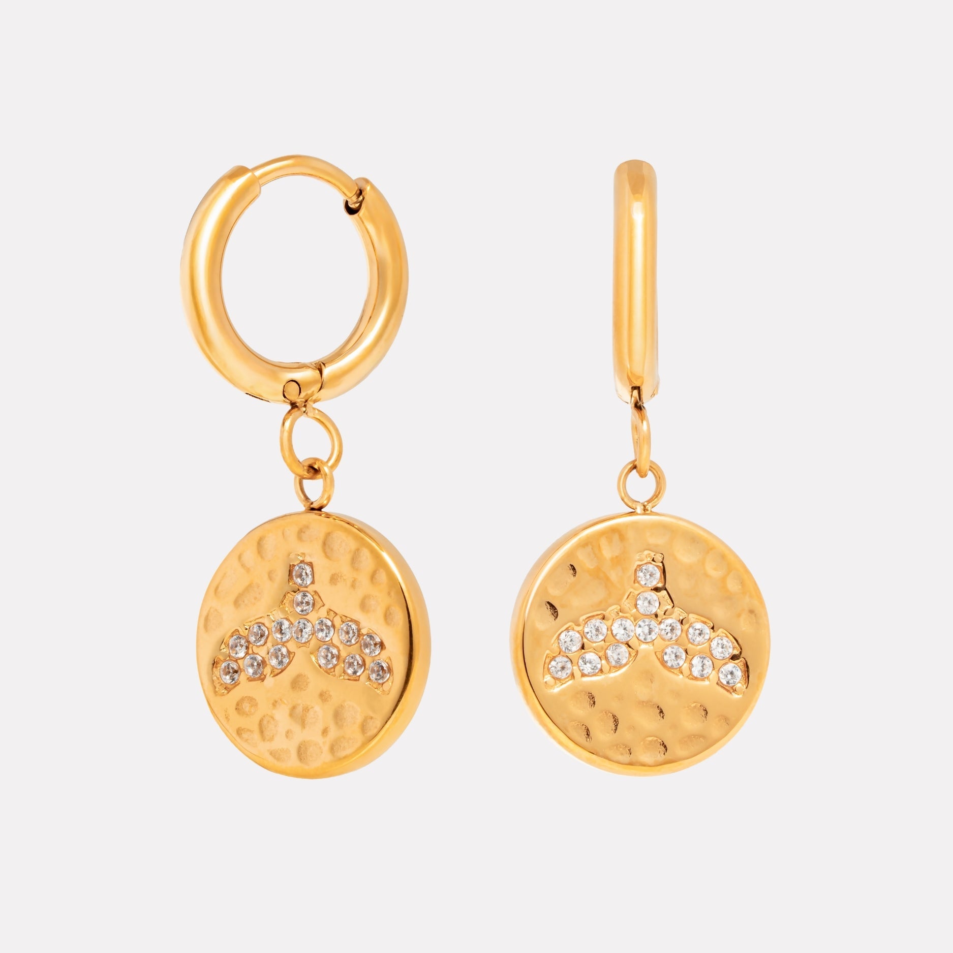 Athena Whale Tail Earrings