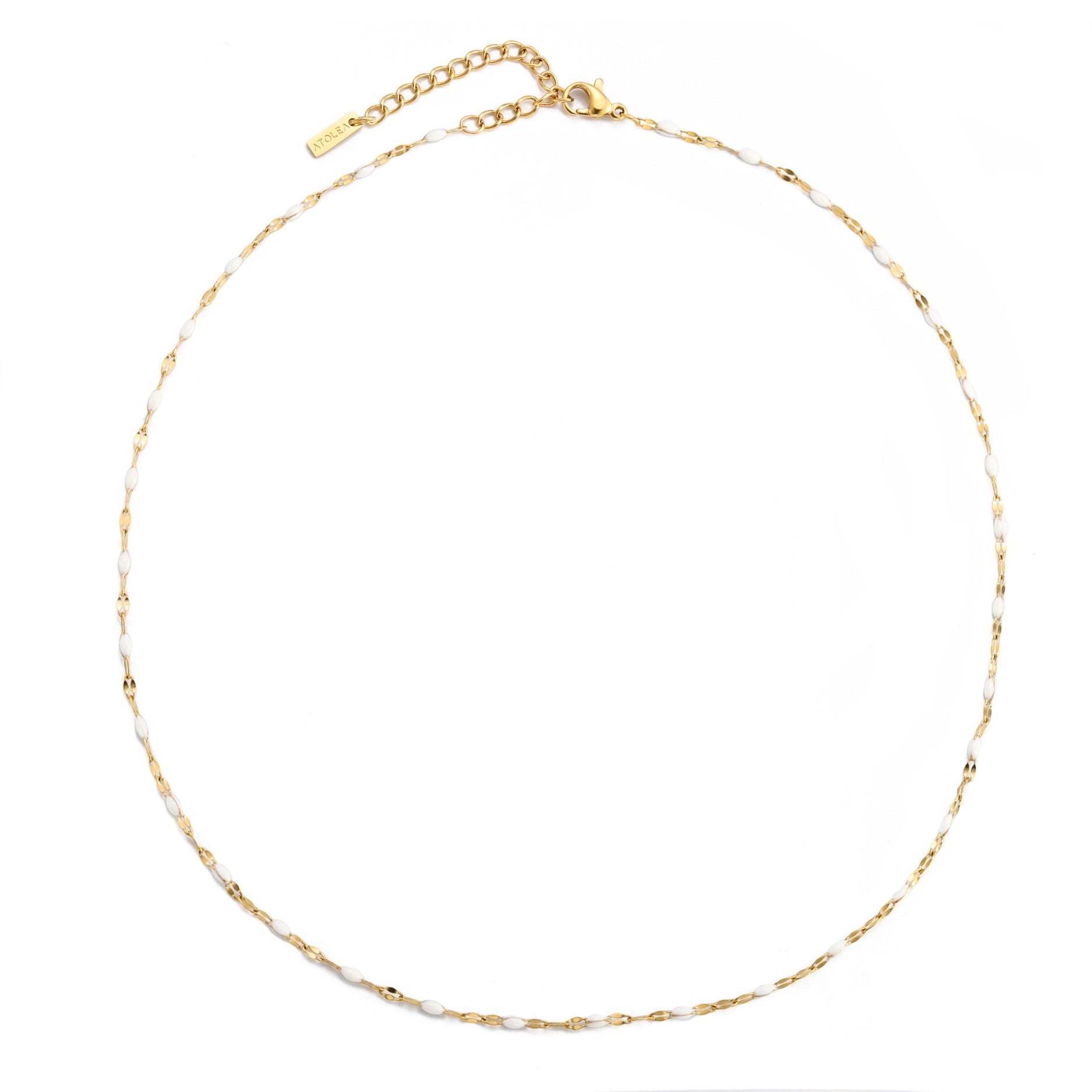 Athena White Dainty Choker