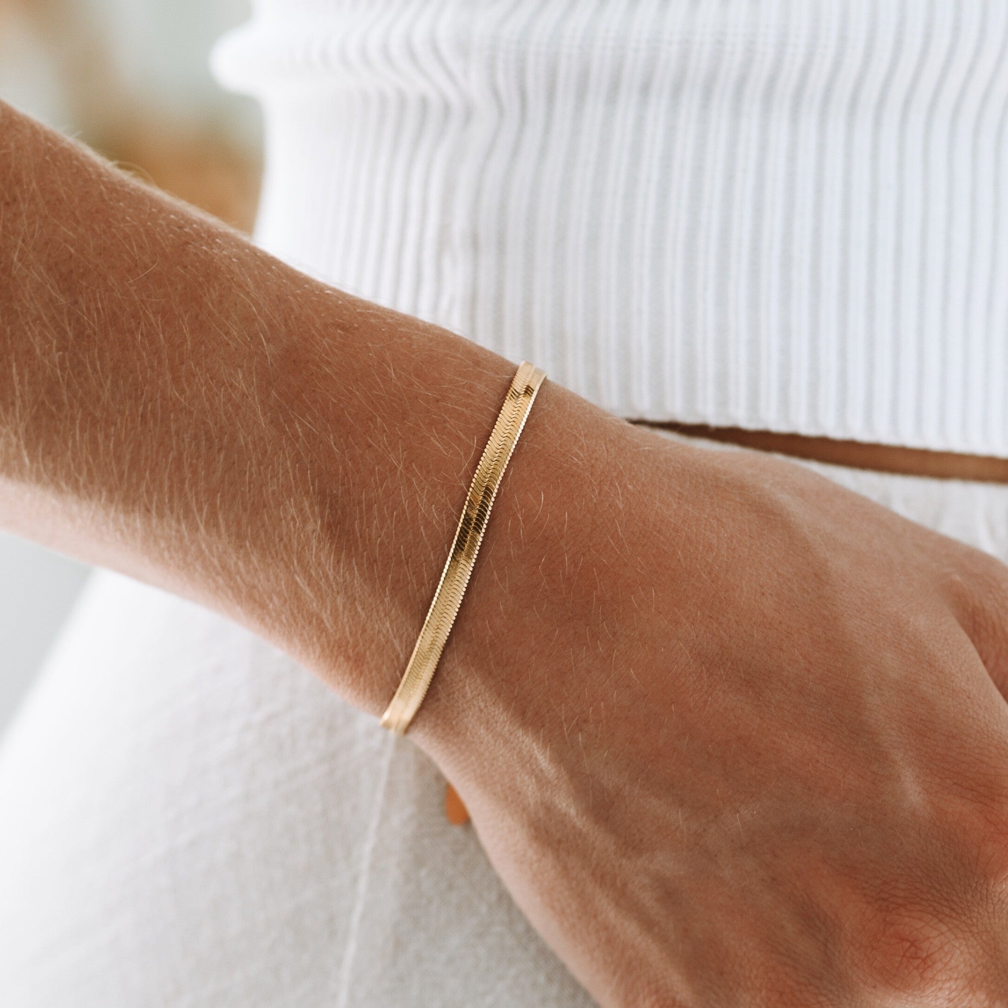 Athena "Kauai" Herringbone Bracelet