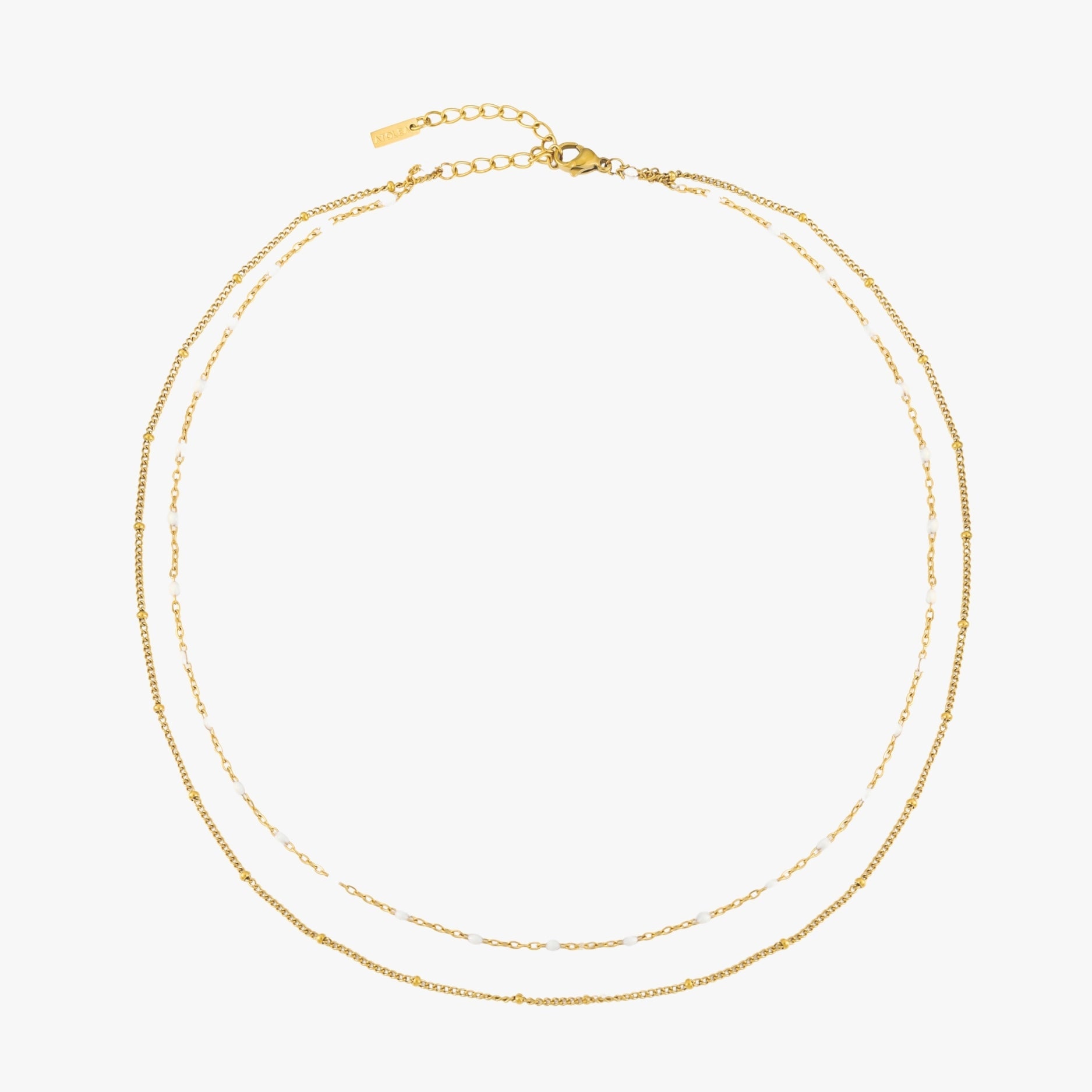 Athena Double Beaded Choker