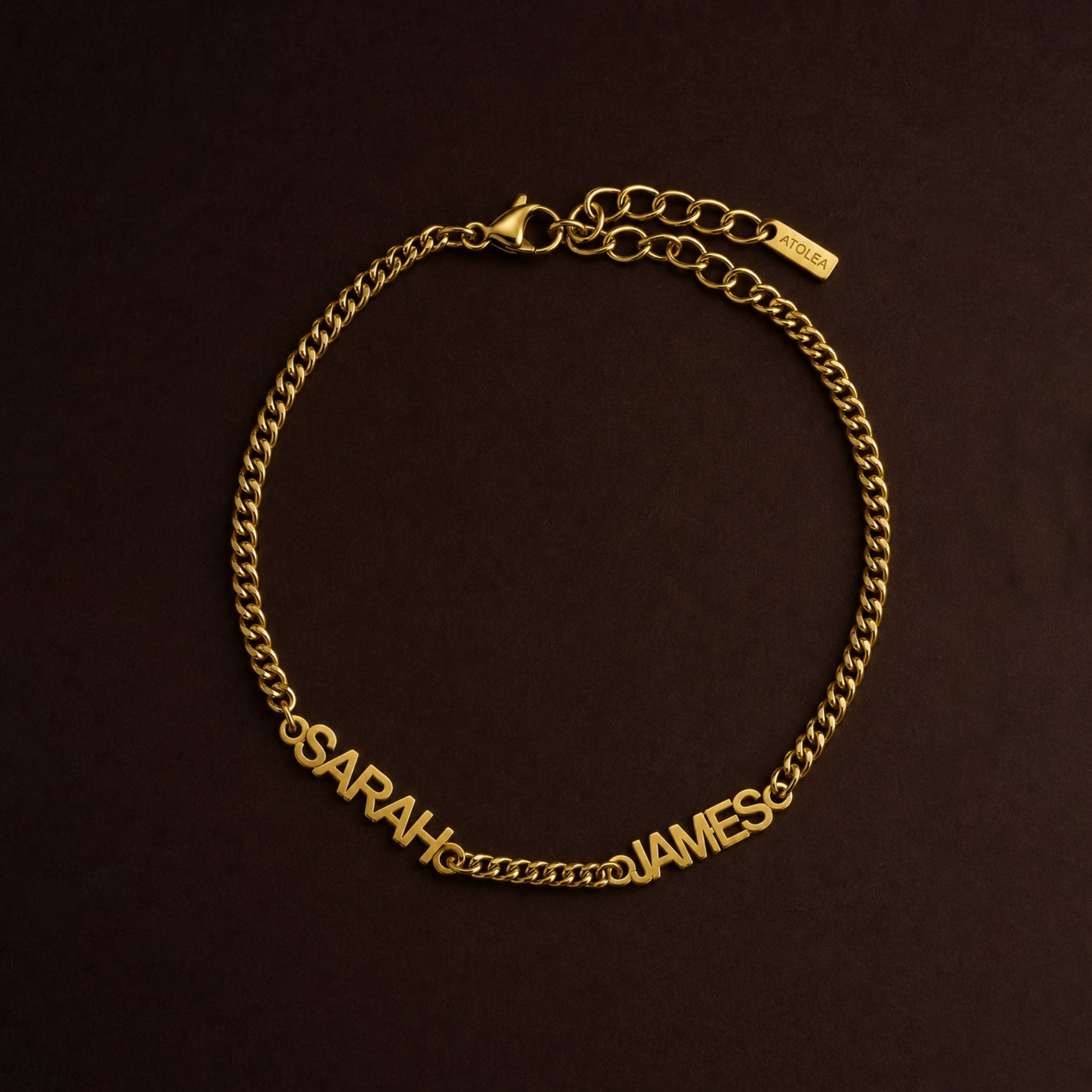 Athena Bold Name Bracelet
