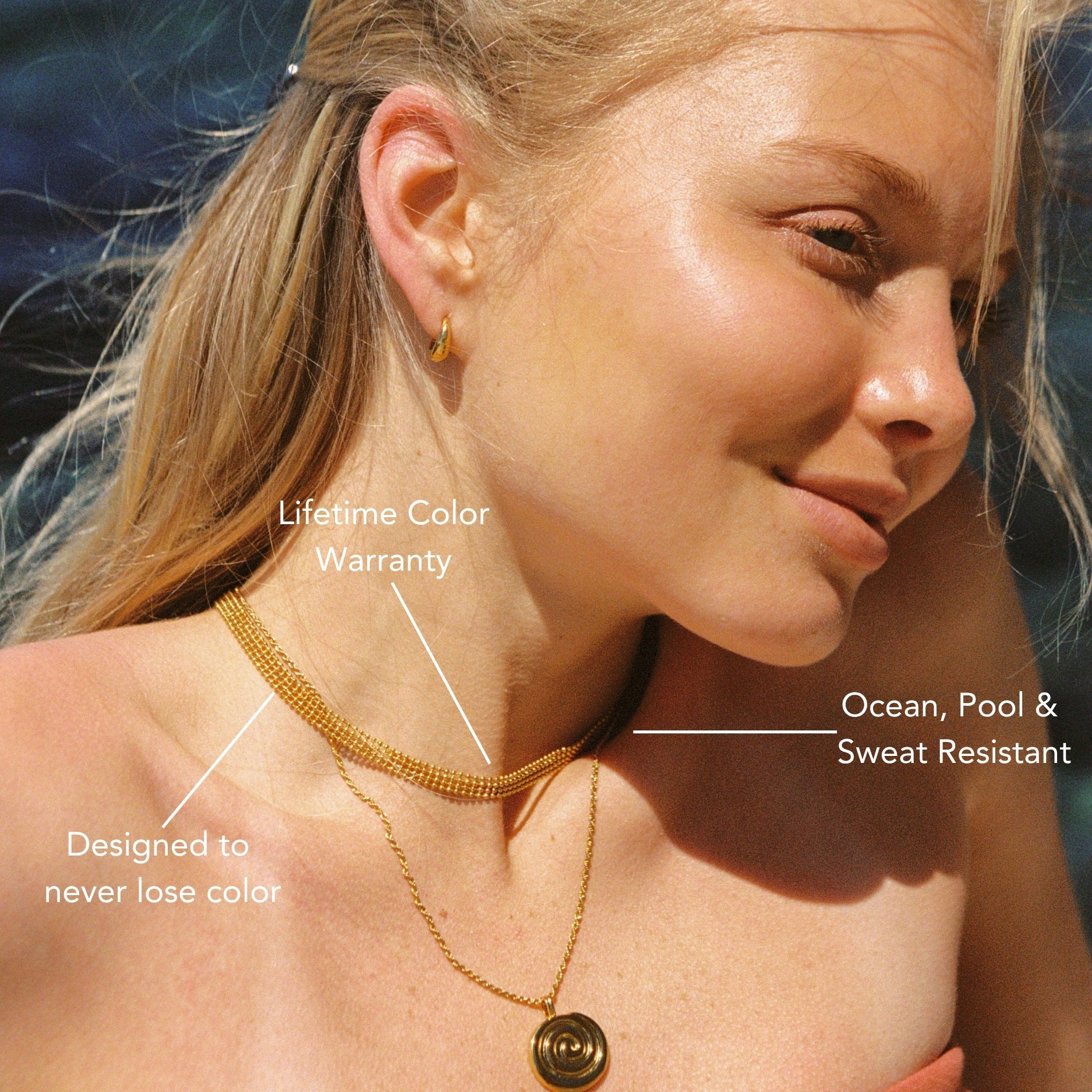 Athena Golden Mesh Choker