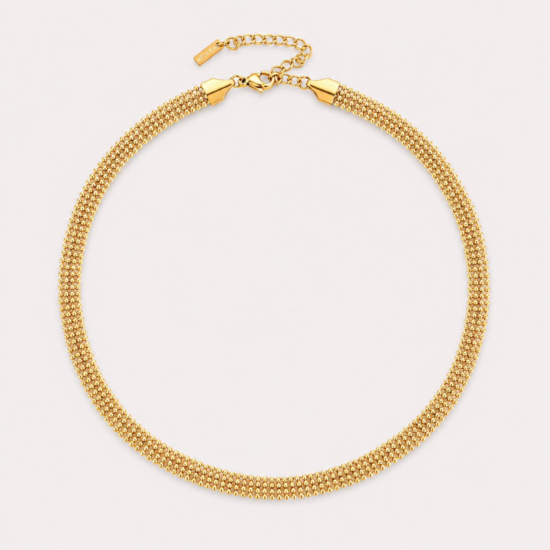 Athena Golden Mesh Choker