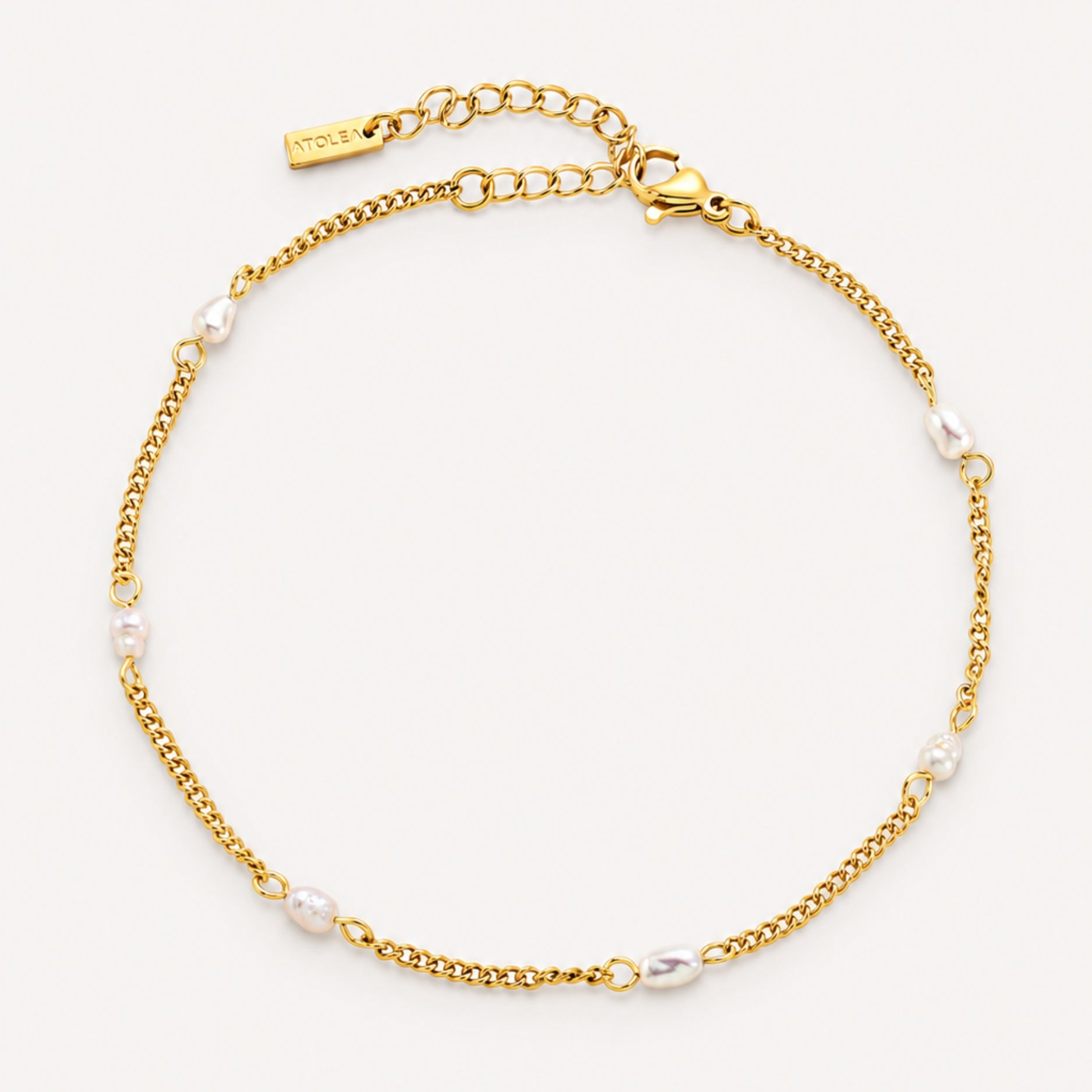 Athena Freshwater Pearls Anklet