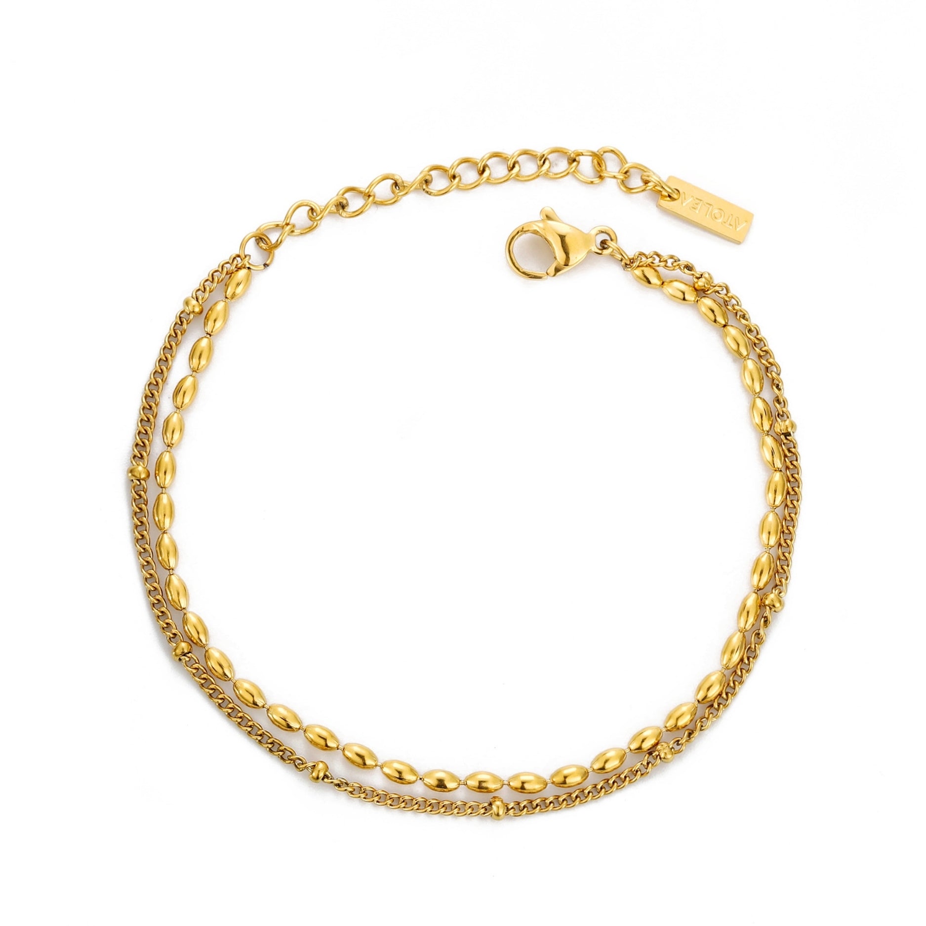 Athena Layered Pebble Bracelet