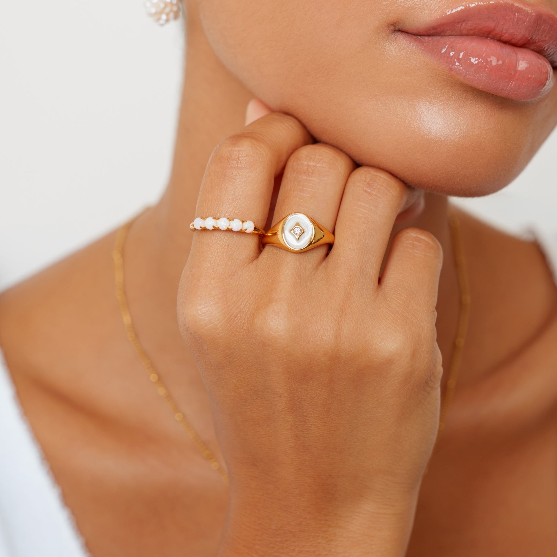 Athena Polar Signet Ring