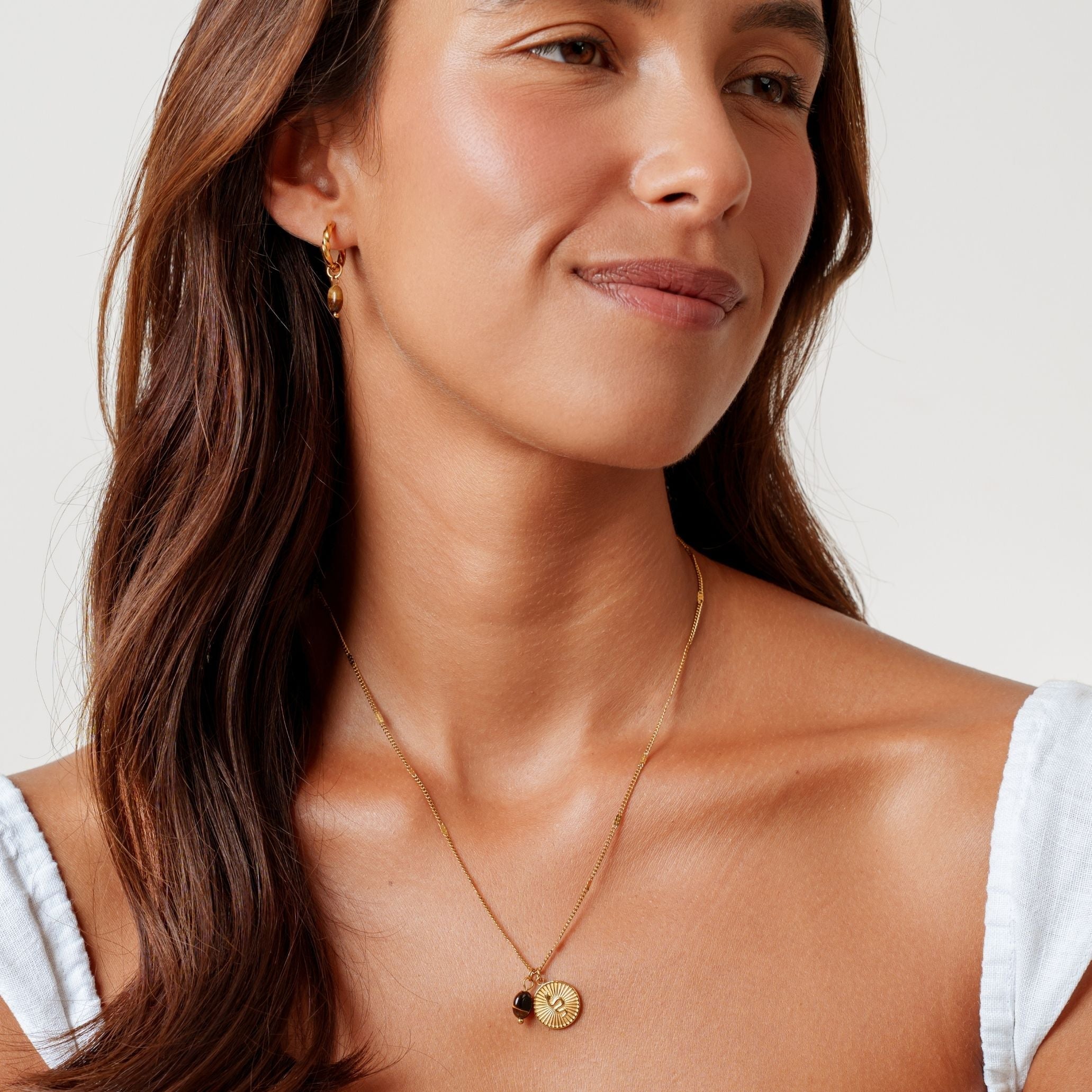 Athena Golden Snake Necklace