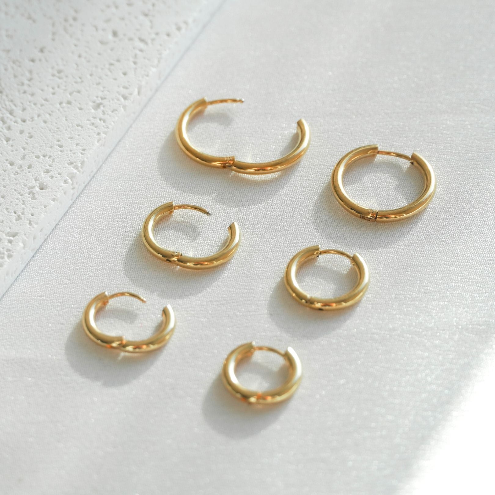 Athena Triple Hoop Earrings Bundle