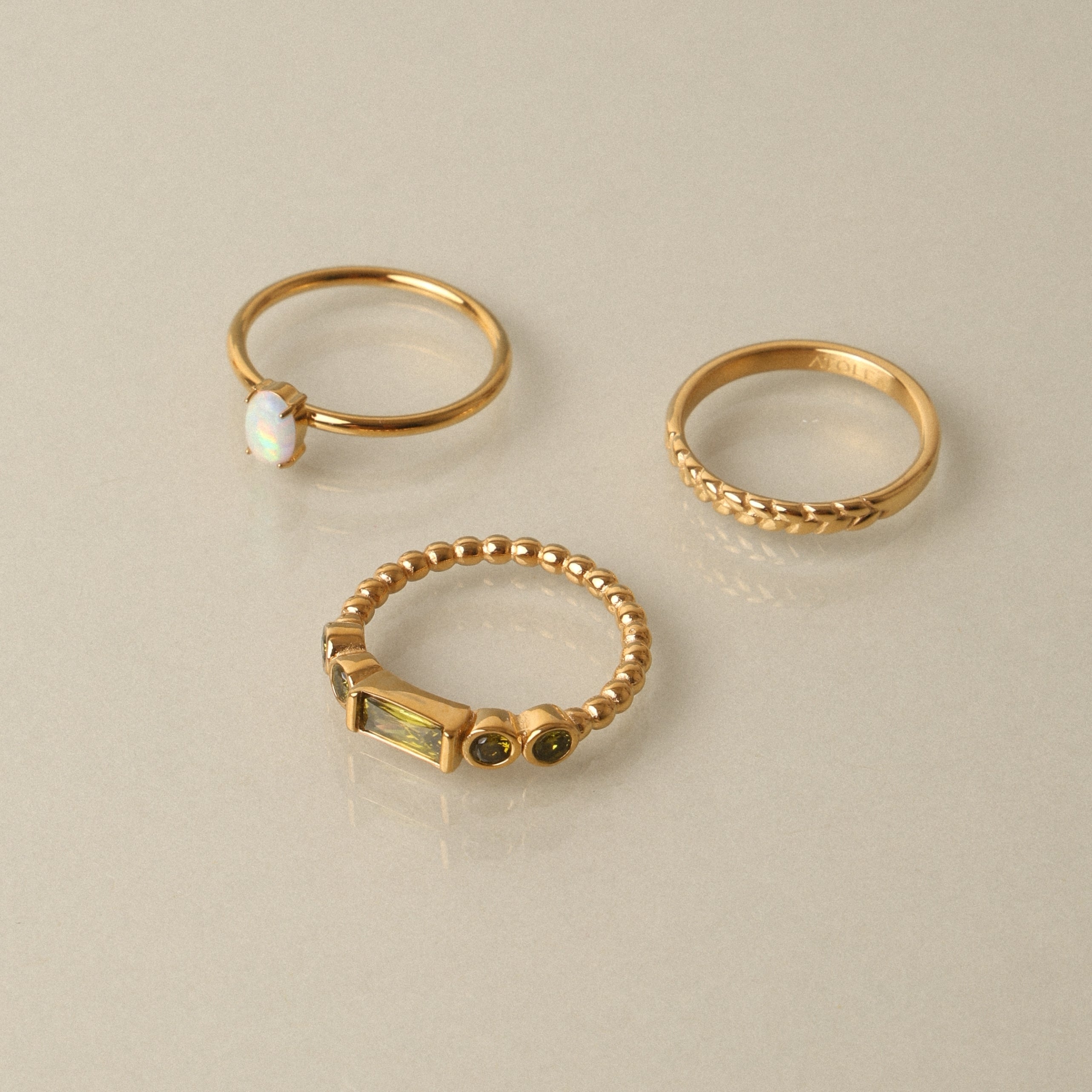 Athena Green Muse Ring